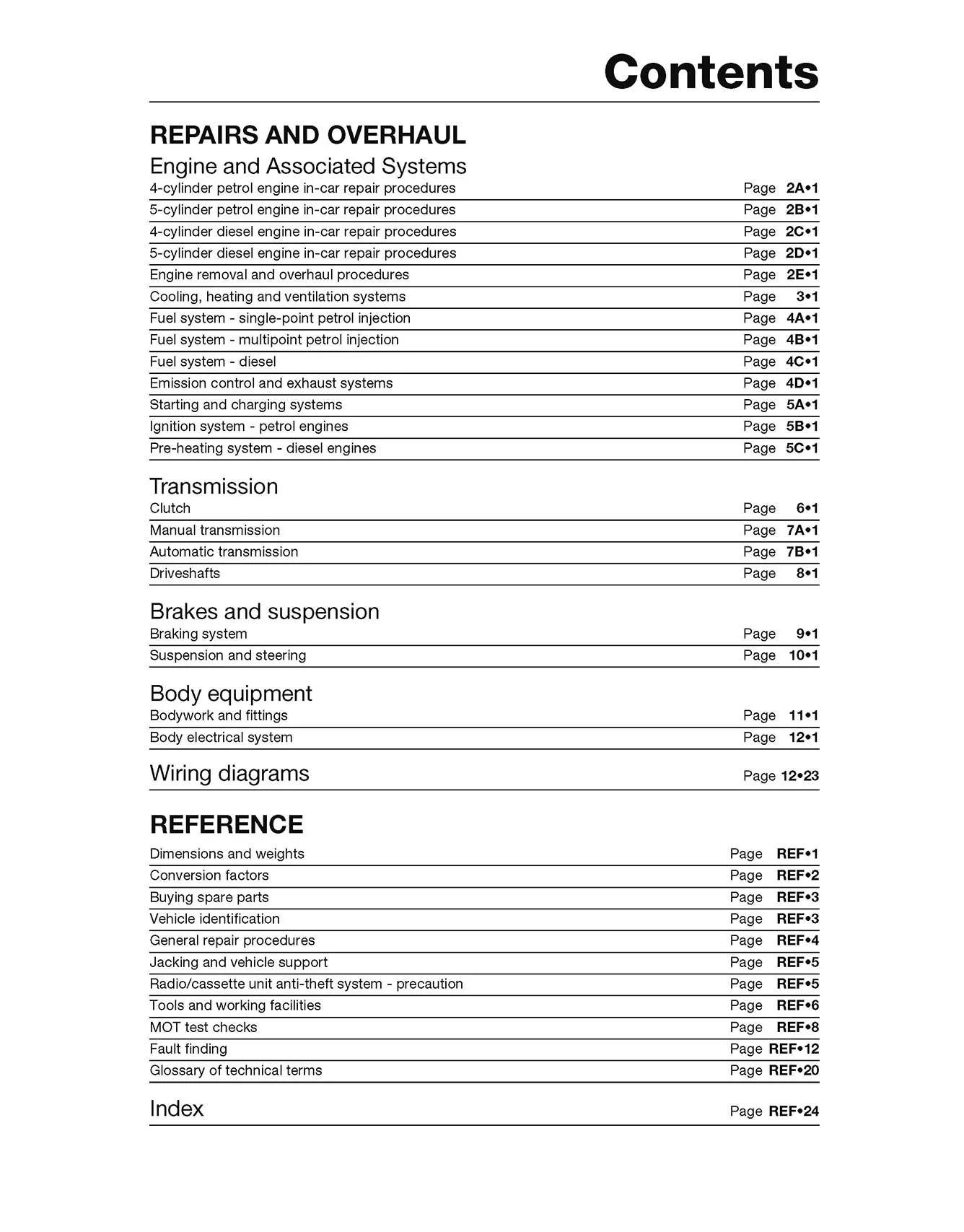 Audi 100 & A6 Petrol & Diesel (May 1991-May 1997) Haynes Repair Manual - Image 4