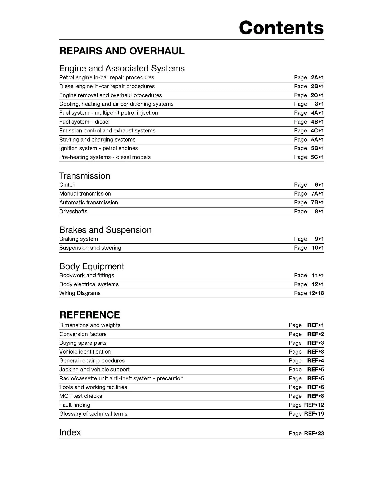 Audi A4 Petrol & Diesel (1995-2000) Haynes Repair Manual - Image 4