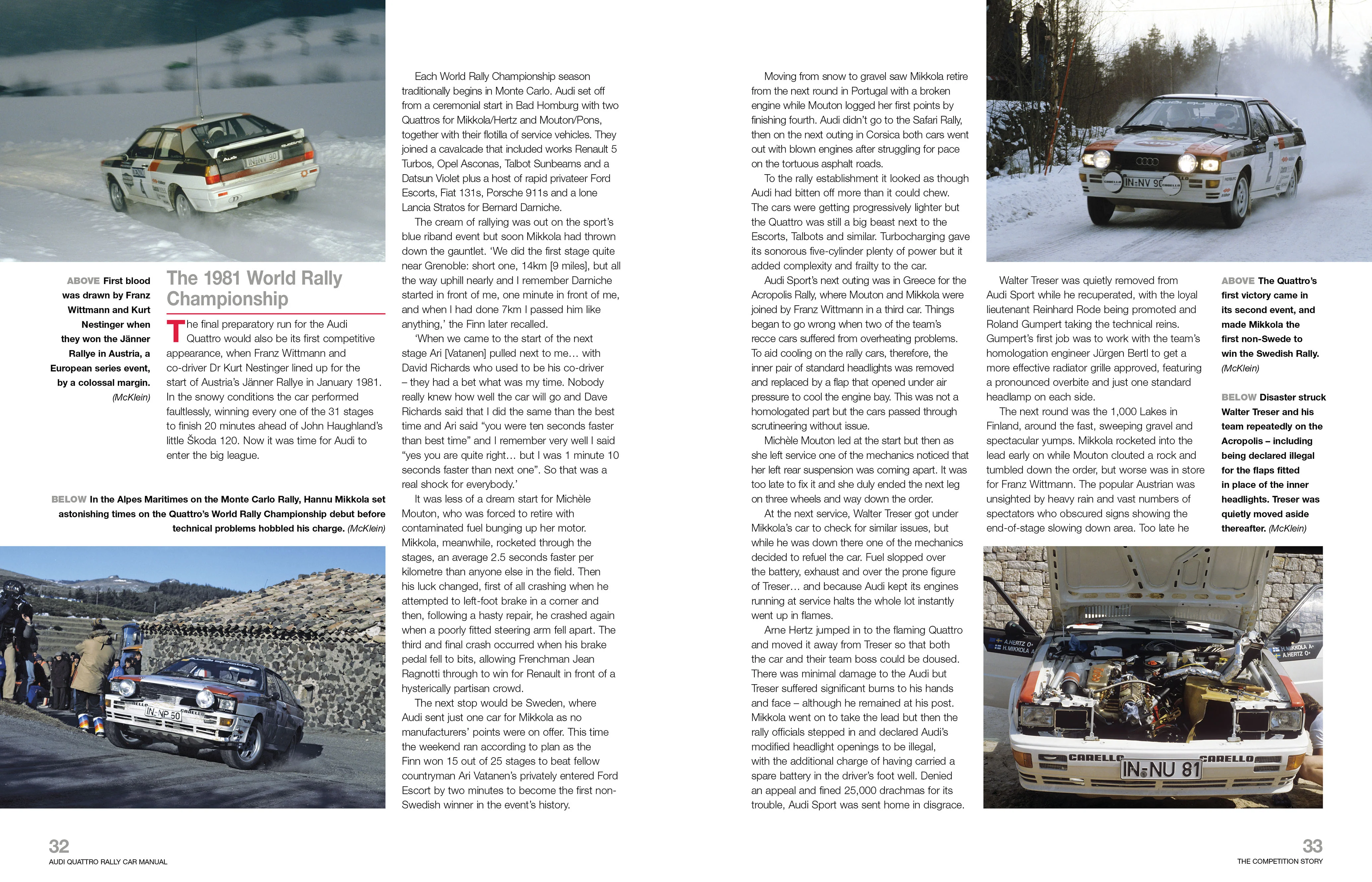 Audi Quattro Rally Car Manual - Image 4