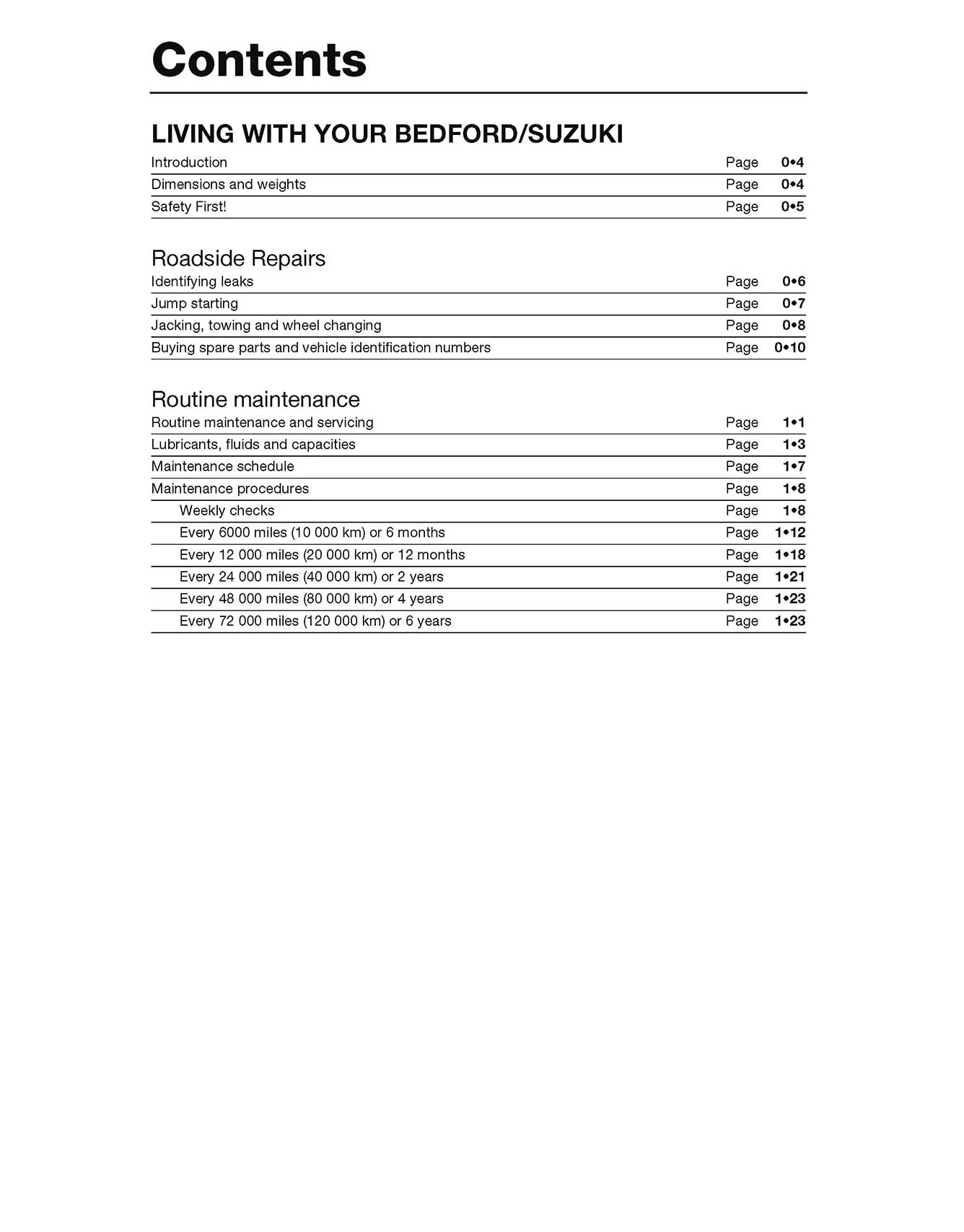Bedford/Vauxhall Rascal & Suzuki Supercarry (1986-Oct 1994) Haynes Repair Manual - Image 3