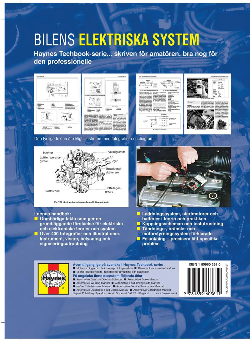 Bilens elektriska och elektroniska system Haynes Repair Manual (svenske utgava) - Image 2