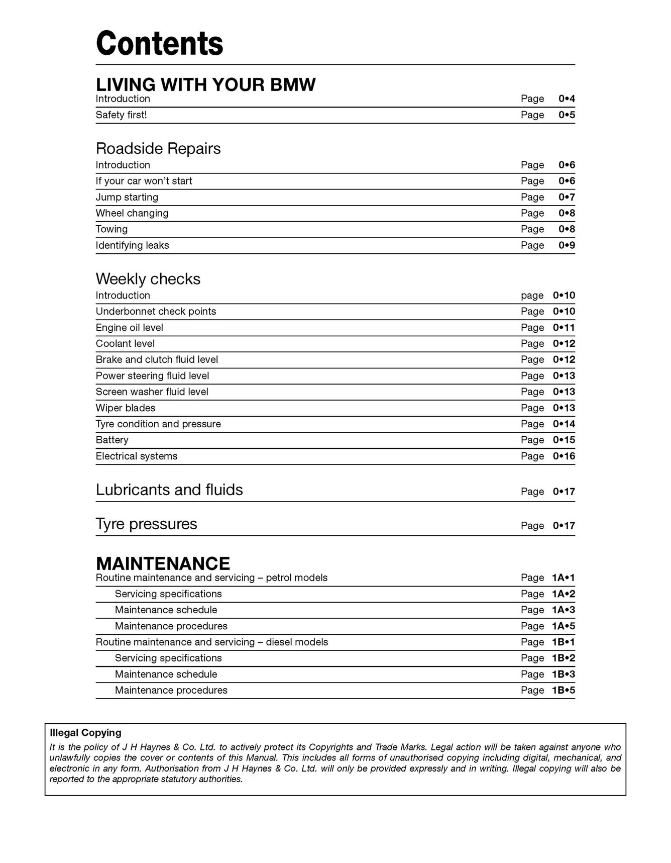 BMW 1-Series 4-cyl Petrol & Diesel (2004-Aug 2011) Haynes Repair Manual - Image 4