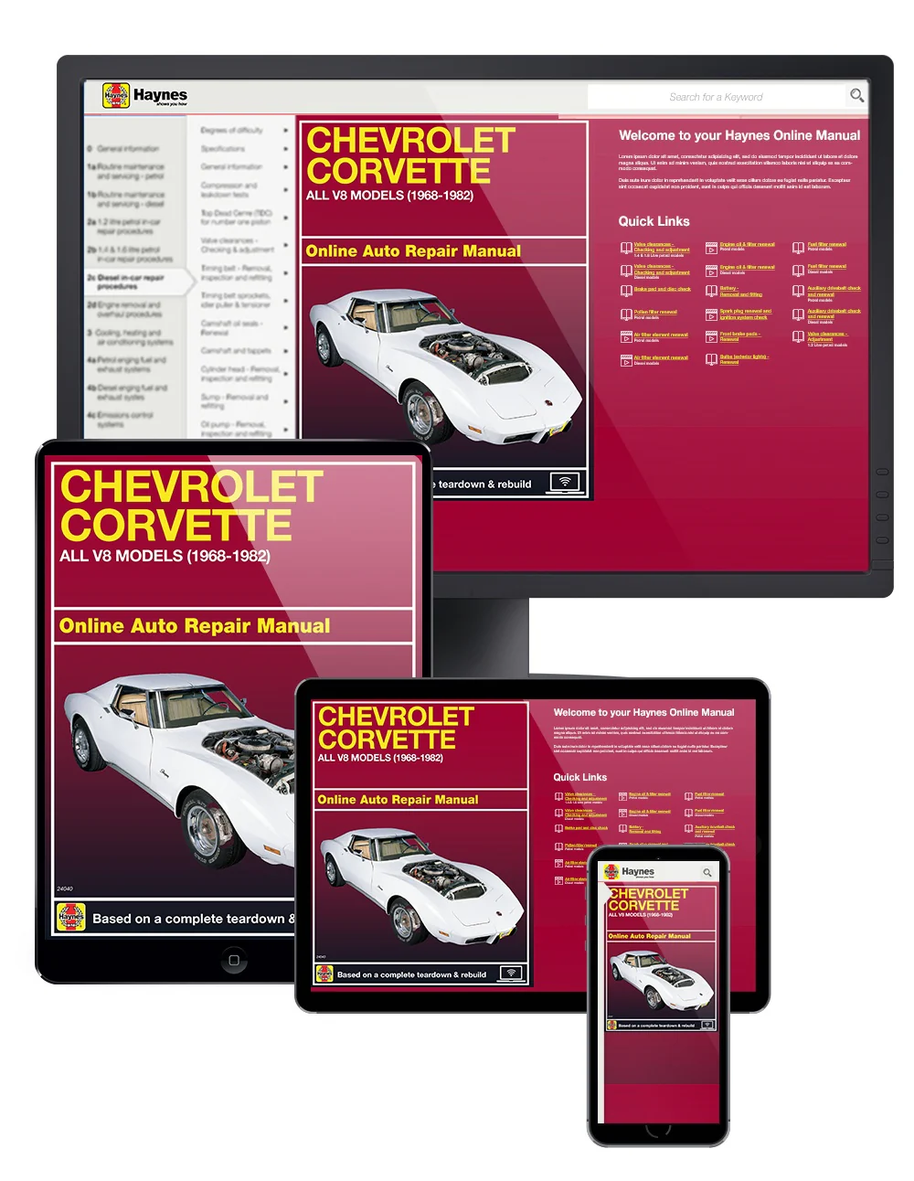 Chevrolet Corvette (1968-1982) Haynes Repair Manual (USA) - Image 2