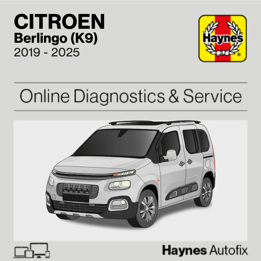 Citroen Berlingo (K9) 2019 to 2025 Haynes Online Diagnostics & Service Guide