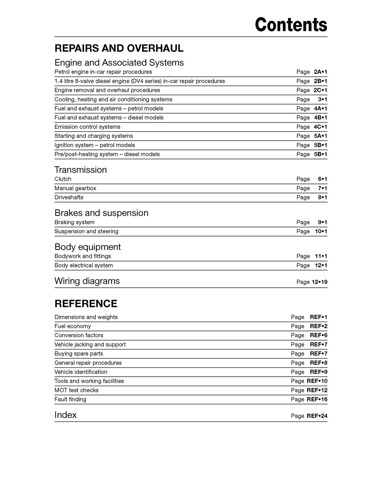Citroen C2 Petrol & Diesel (2003-2010) Haynes Repair Manual - Image 5