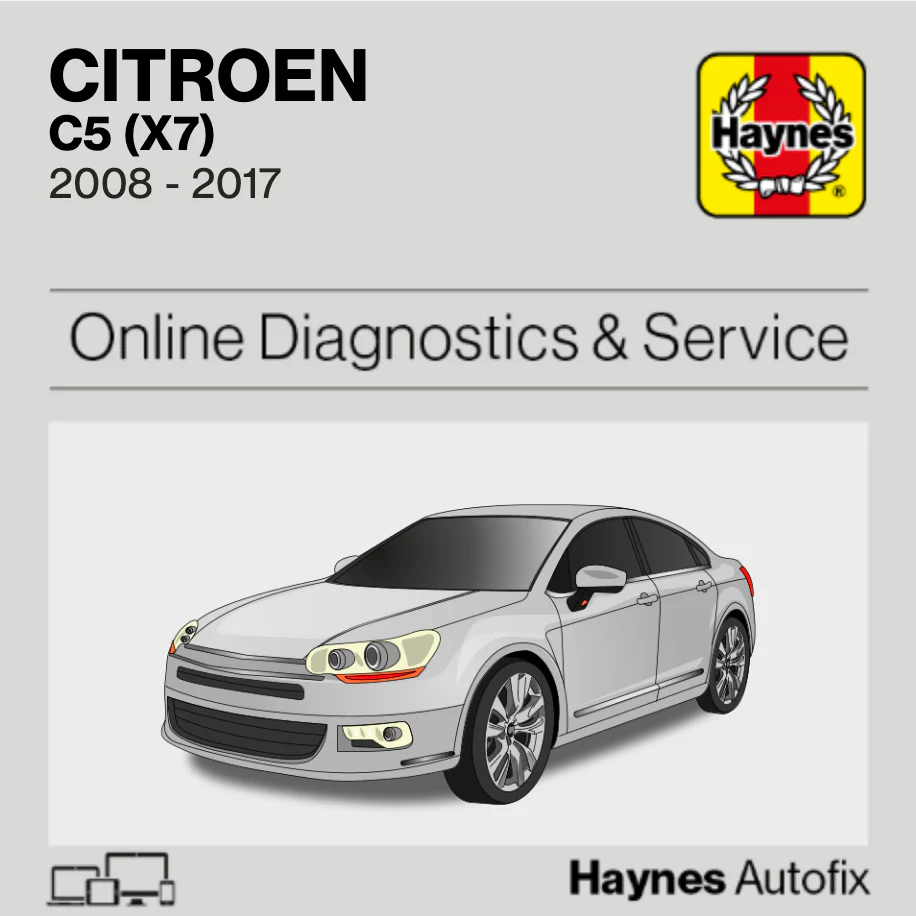 Citroen C5 (X7) 2008 to 2017 Haynes Online Diagnostics & Service Guide
