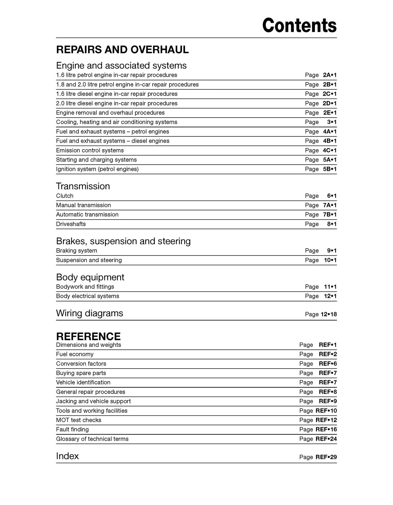 Citroen Xsara Picasso Petrol & Diesel (Mar 2004-2010) Haynes Repair Manual - Image 5