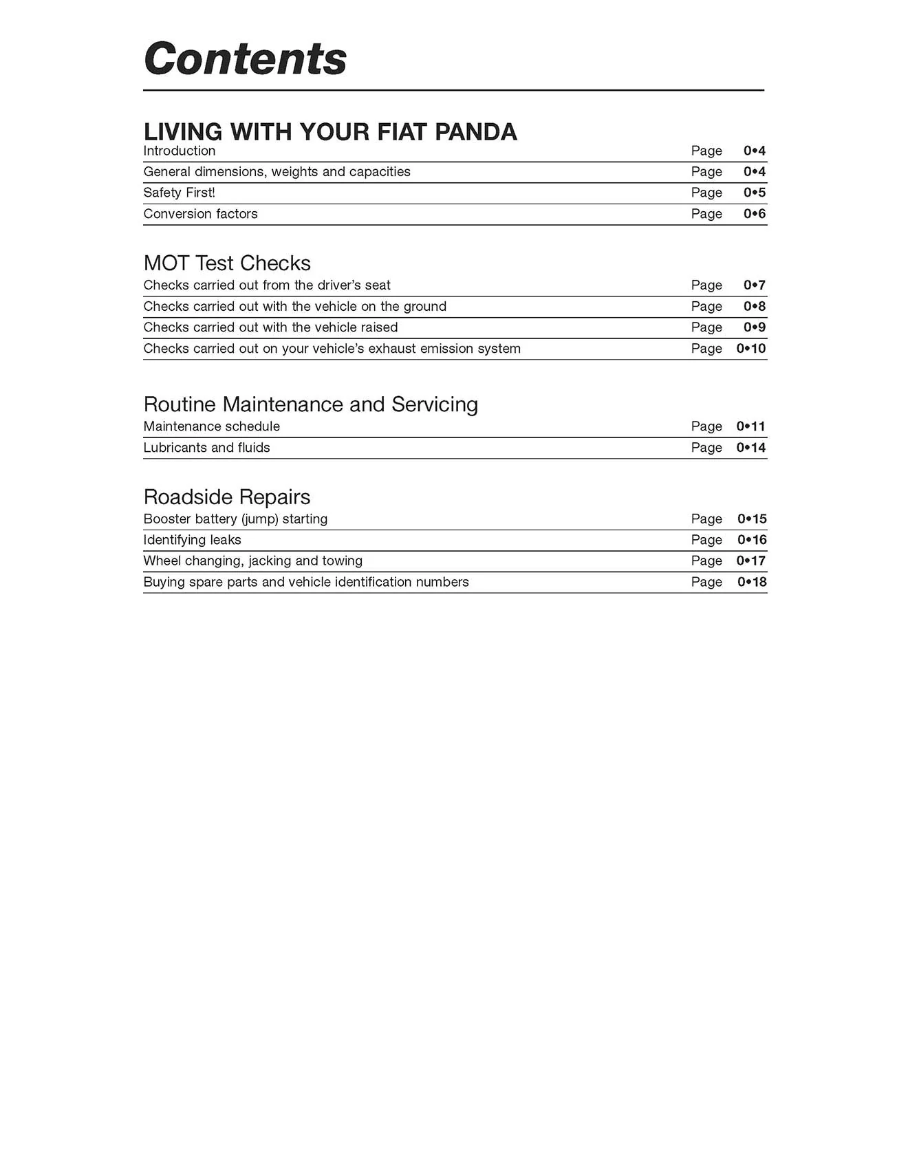 Fiat Panda (1981-1995) Haynes Repair Manual - Image 3