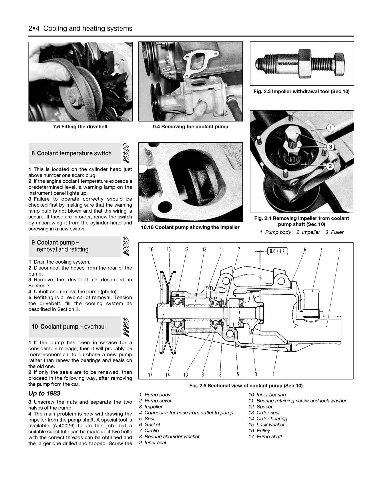 Fiat Panda (1981-1995) Haynes Repair Manual - Image 5