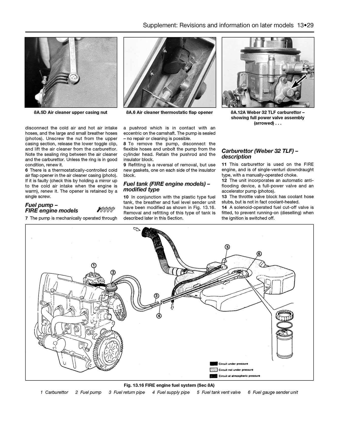Fiat Panda (1981-1995) Haynes Repair Manual - Image 6