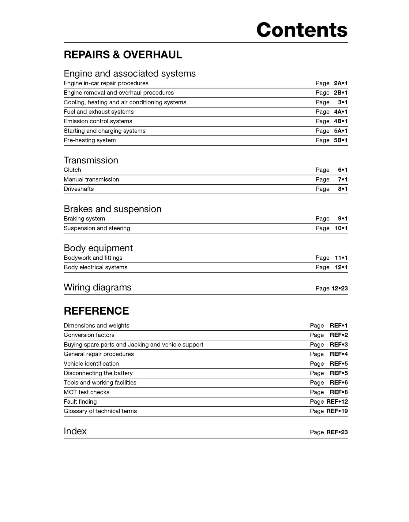 Ford Escort & Orion Diesel (Sept 1990-2000) Haynes Repair Manual - Image 4