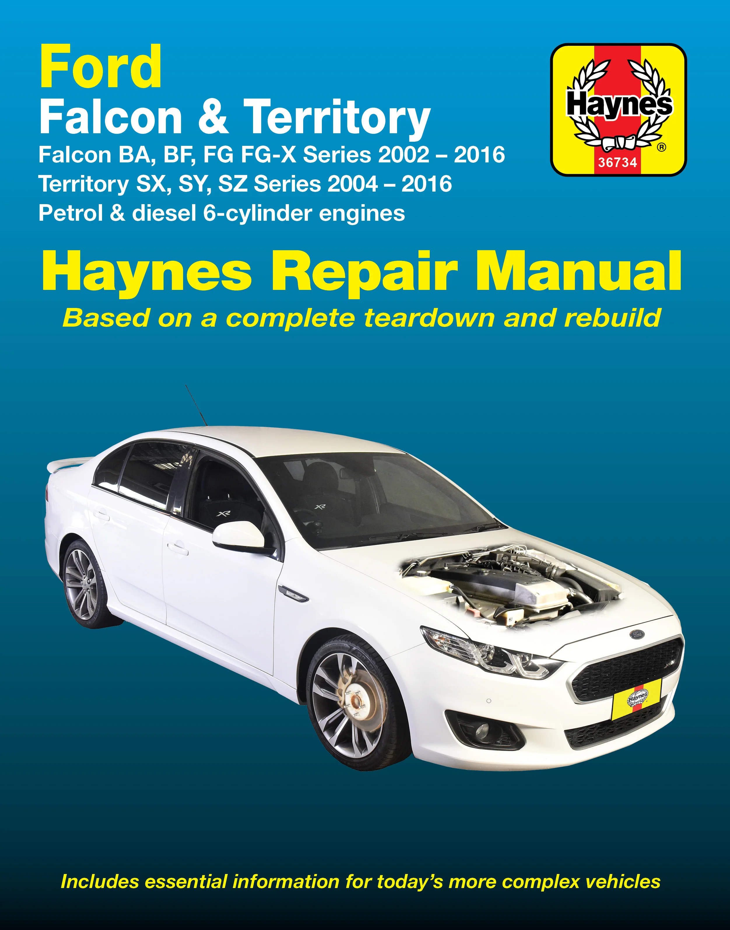 Ford Falcon (02-14) and Territory (04-11) Haynes Repair Manual (AUS)
