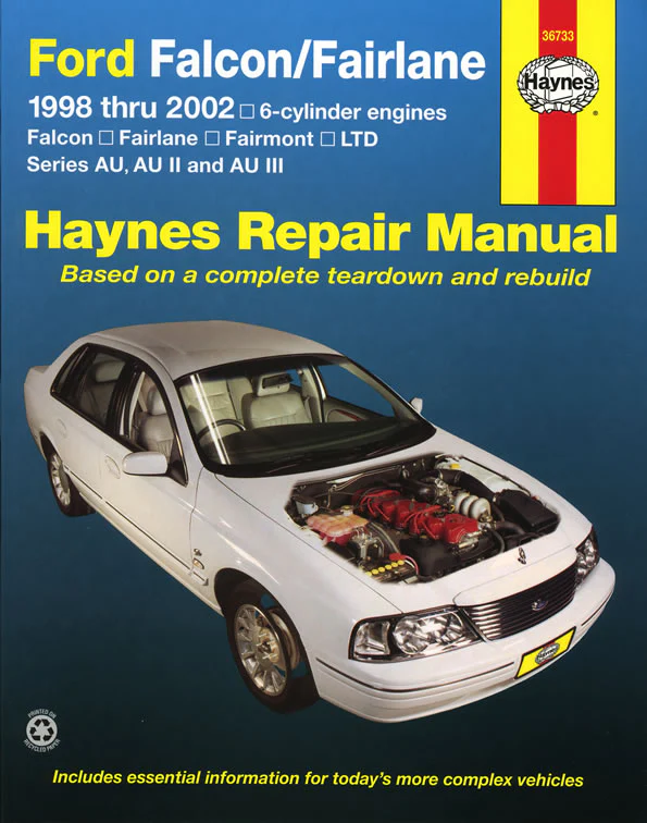 Ford Falcon (98-02), Fairlane (98-02) & LTD (98-02) Haynes Repair Manual (AUS)