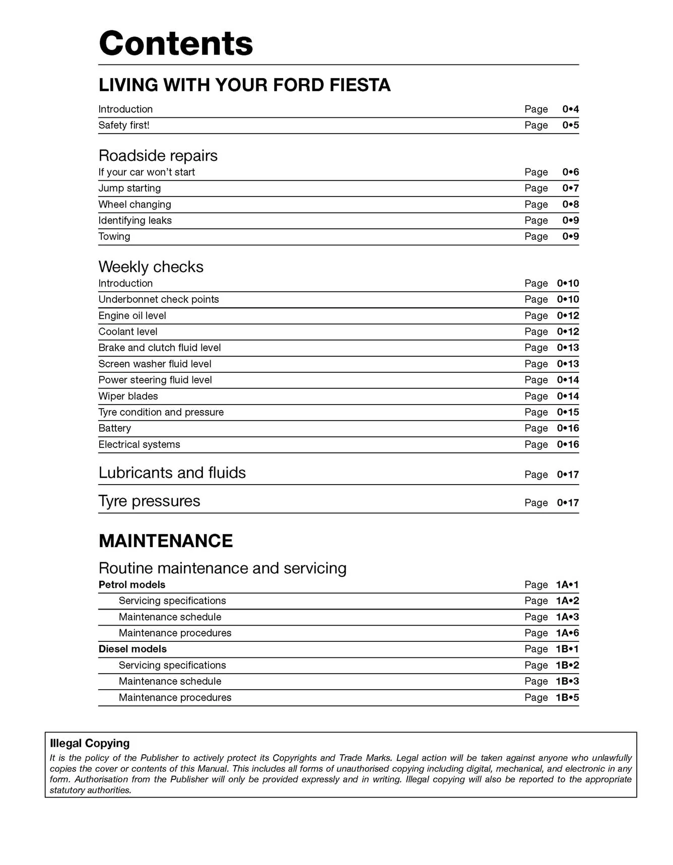 Ford Fiesta Petrol & Diesel (Apr 2002-2008) Haynes Repair Manual - Image 4