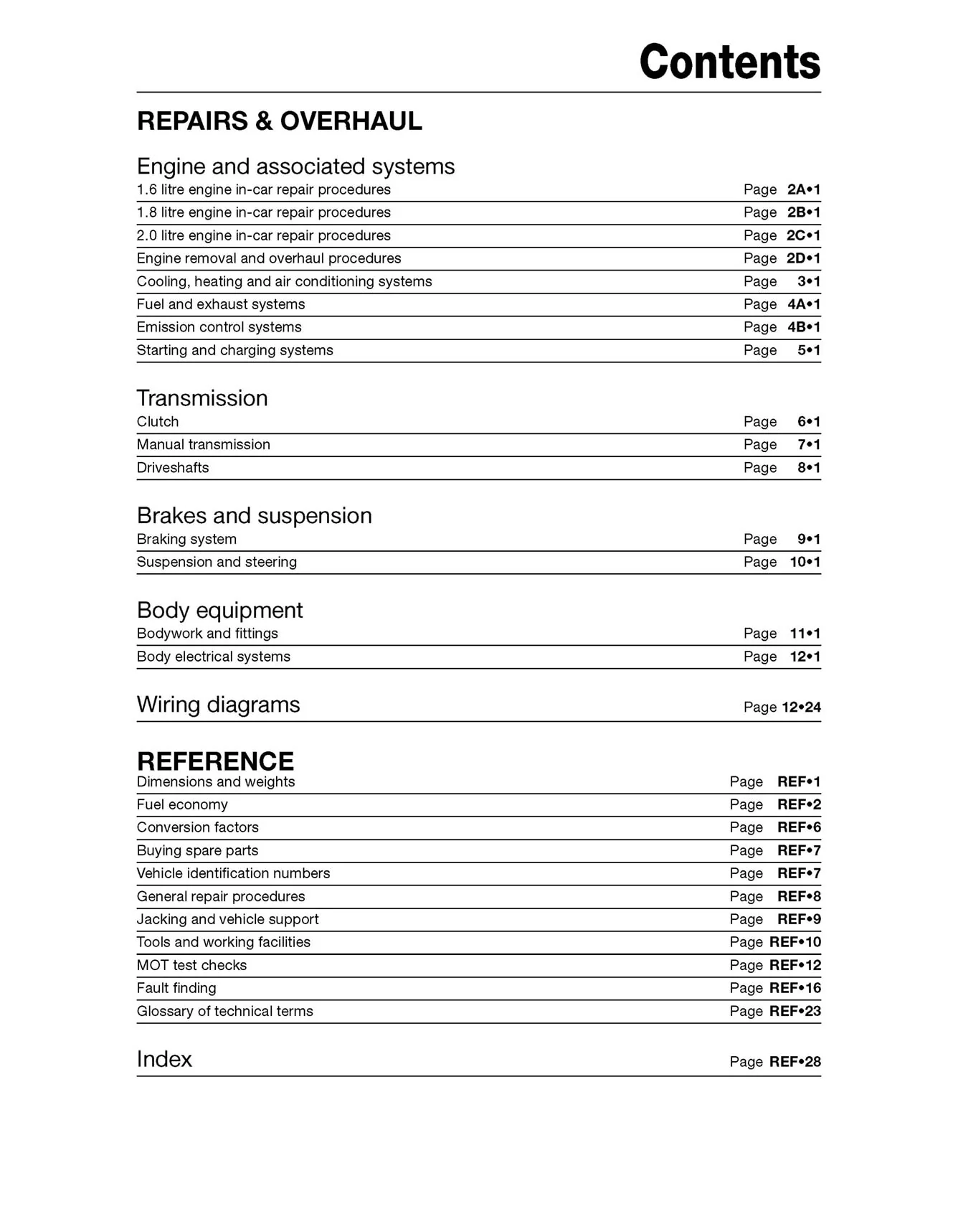Ford Focus Diesel (2005-2011) 54 to 61 Haynes Repair Manual - Image 5