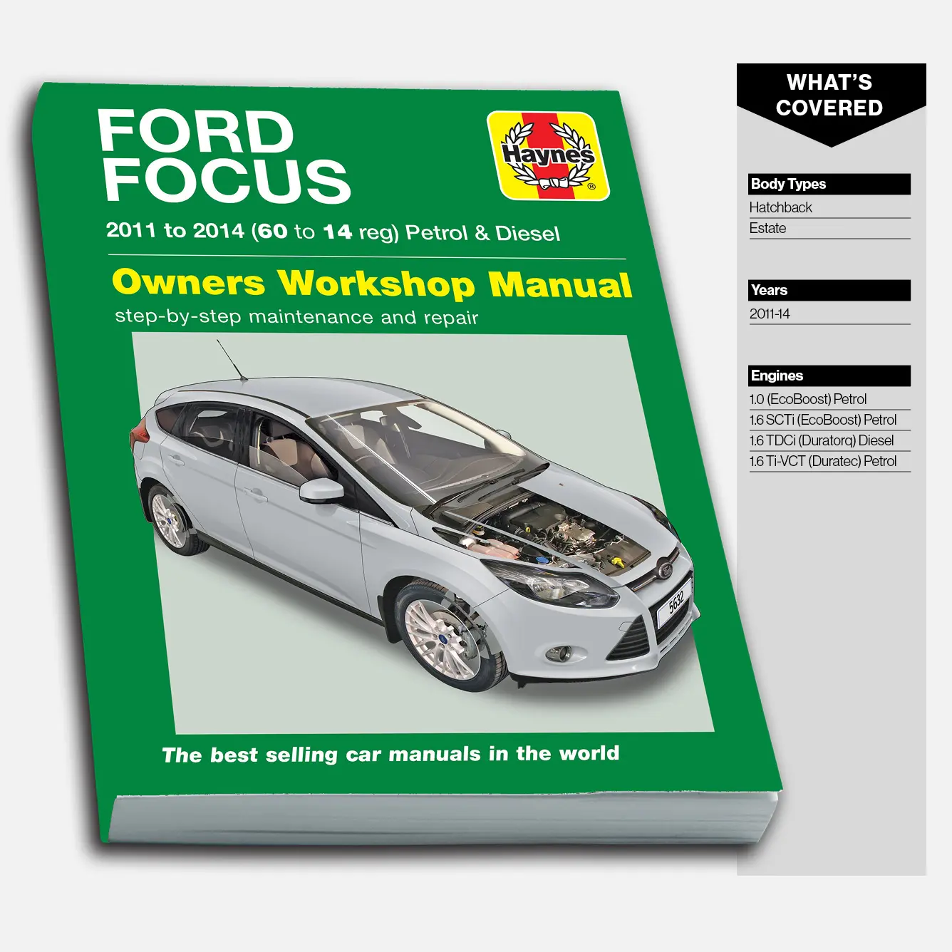 Ford Focus Petrol & Diesel (2011-2014) Haynes Repair Manual - Image 2