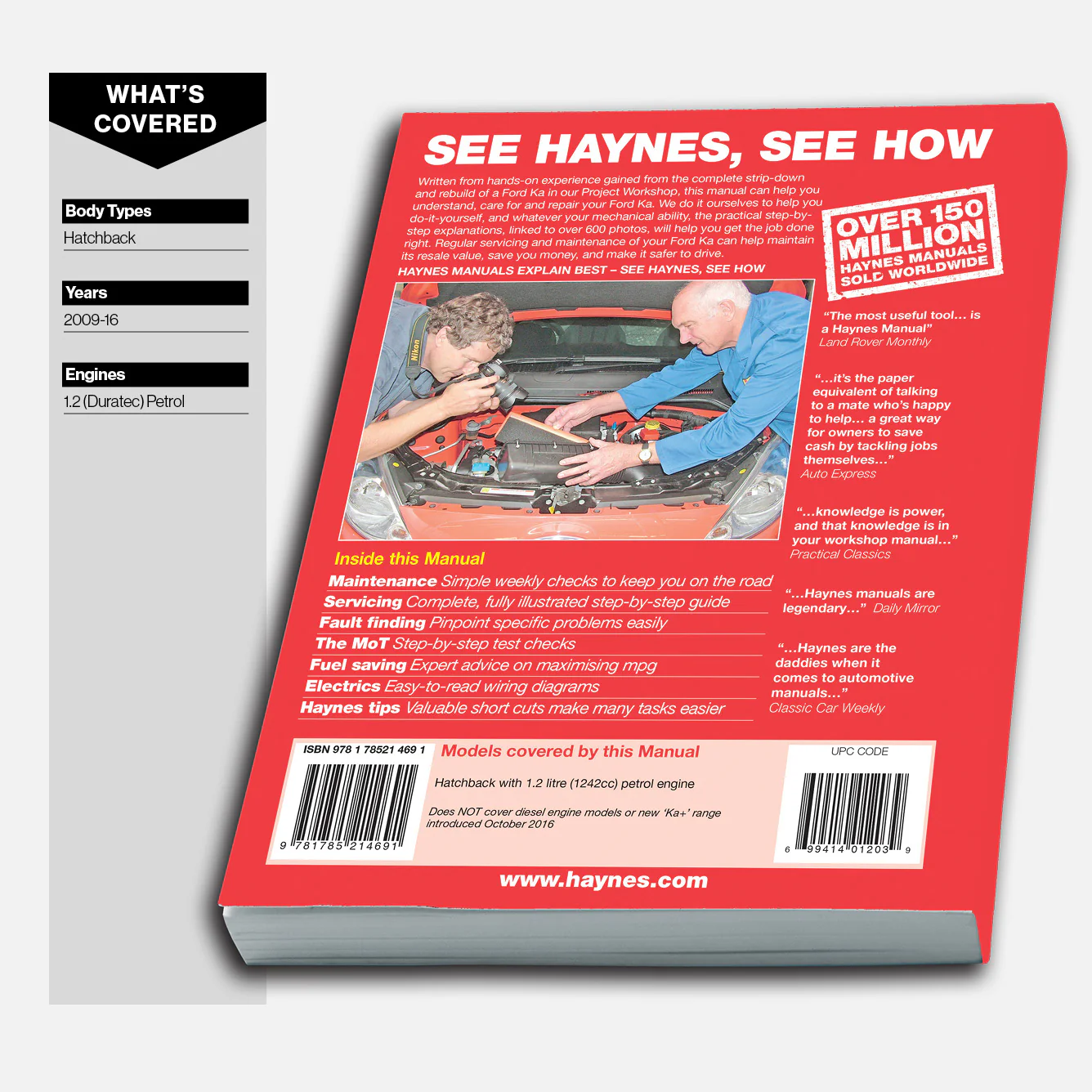 Ford Ka (2009-2016) Haynes Repair Manual - Image 3