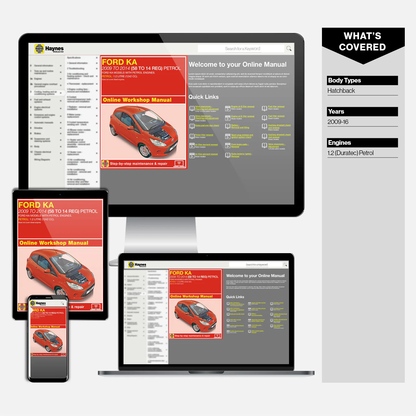Ford Ka (2009-2016) Haynes Repair Manual - Image 9
