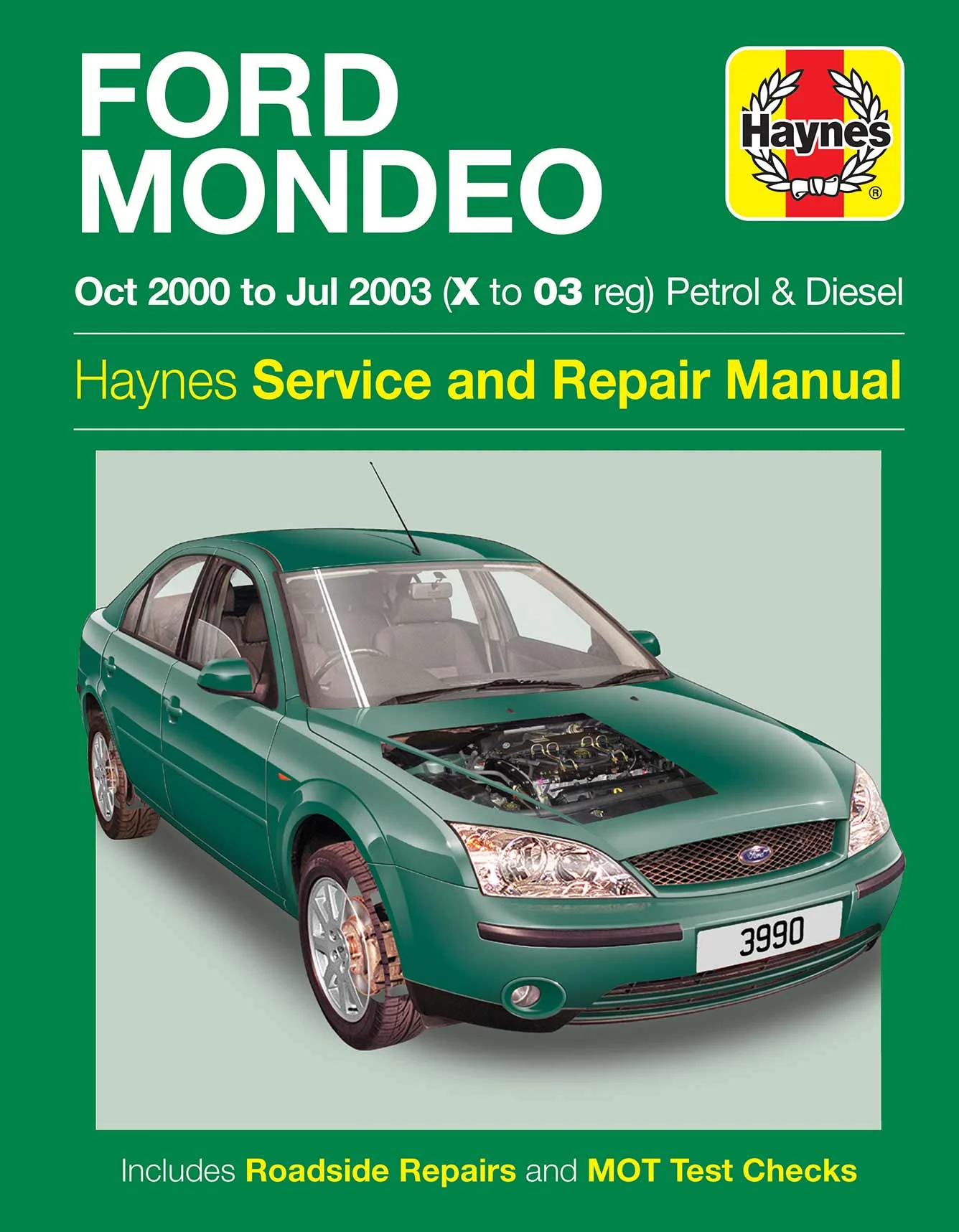Ford Mondeo Petrol & Diesel (Oct 2000-Jul 2003) Haynes Repair Manual - Image 2