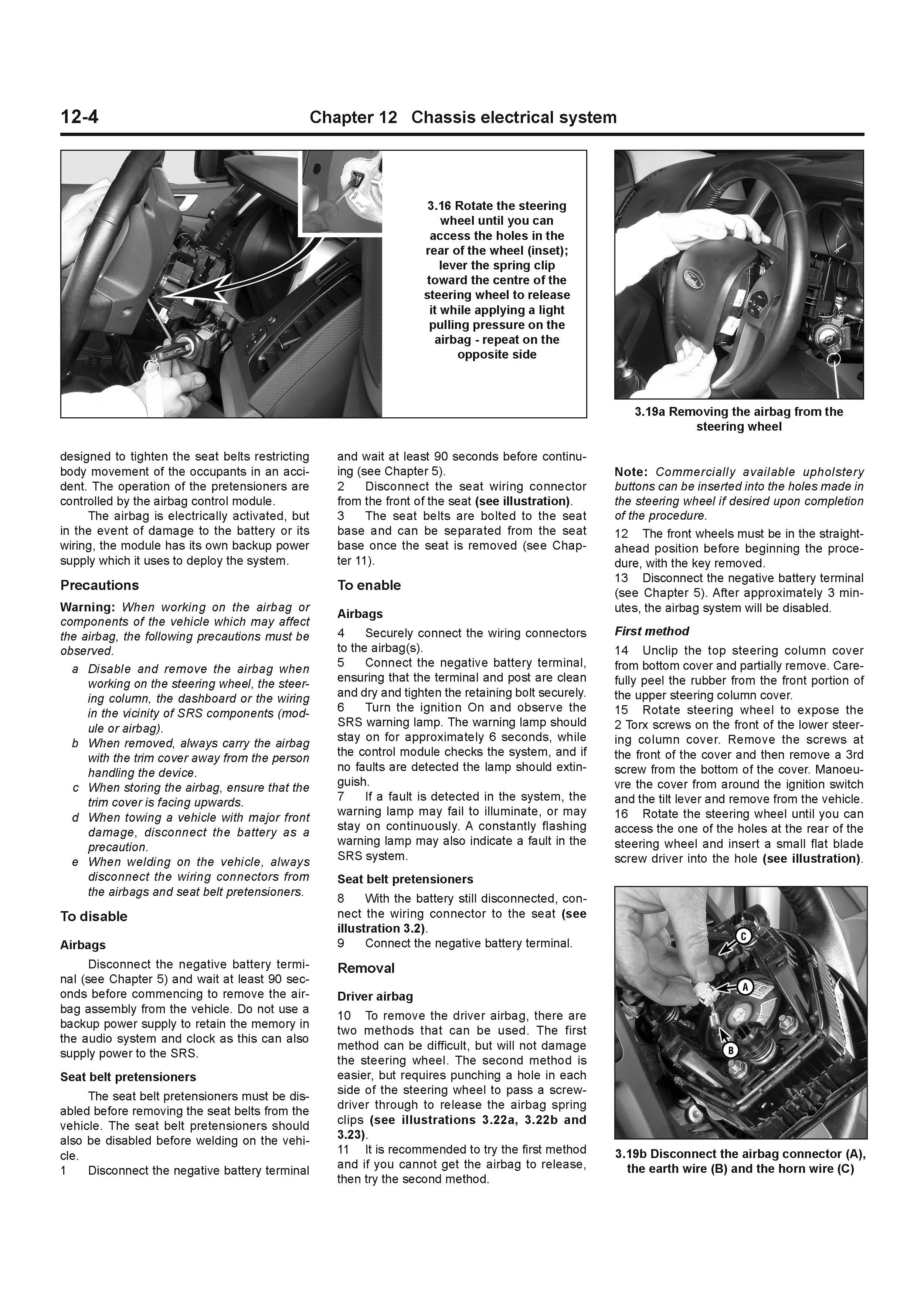 Ford Ranger / Mazda BT-50 Diesel 2011-2018 Haynes Repair Manual - Image 14
