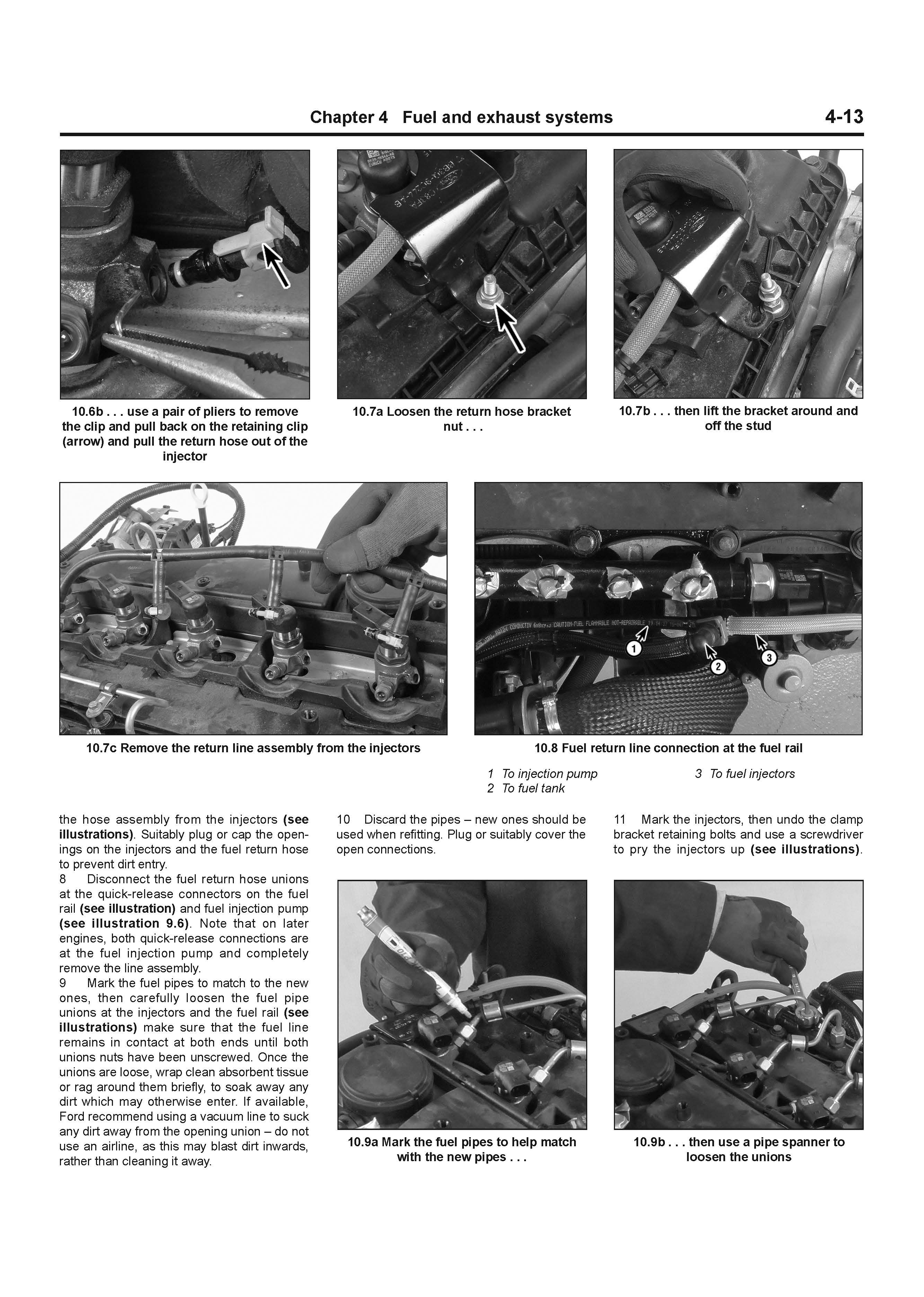 Ford Ranger / Mazda BT-50 Diesel 2011-2018 Haynes Repair Manual - Image 8