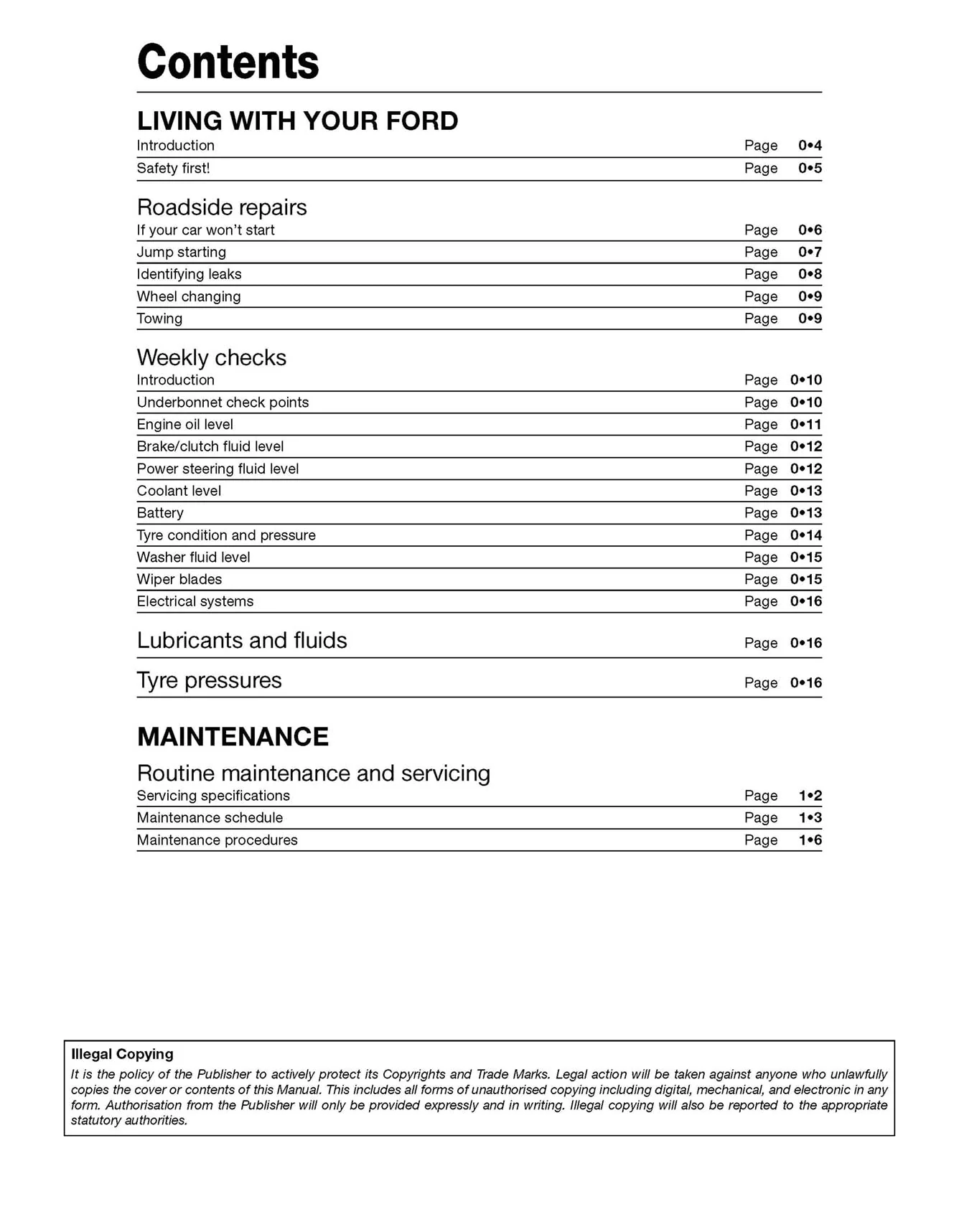 Ford S-MAX & Galaxy Diesel (Mar 2006-July 2015) Haynes Repair Manual - Image 4