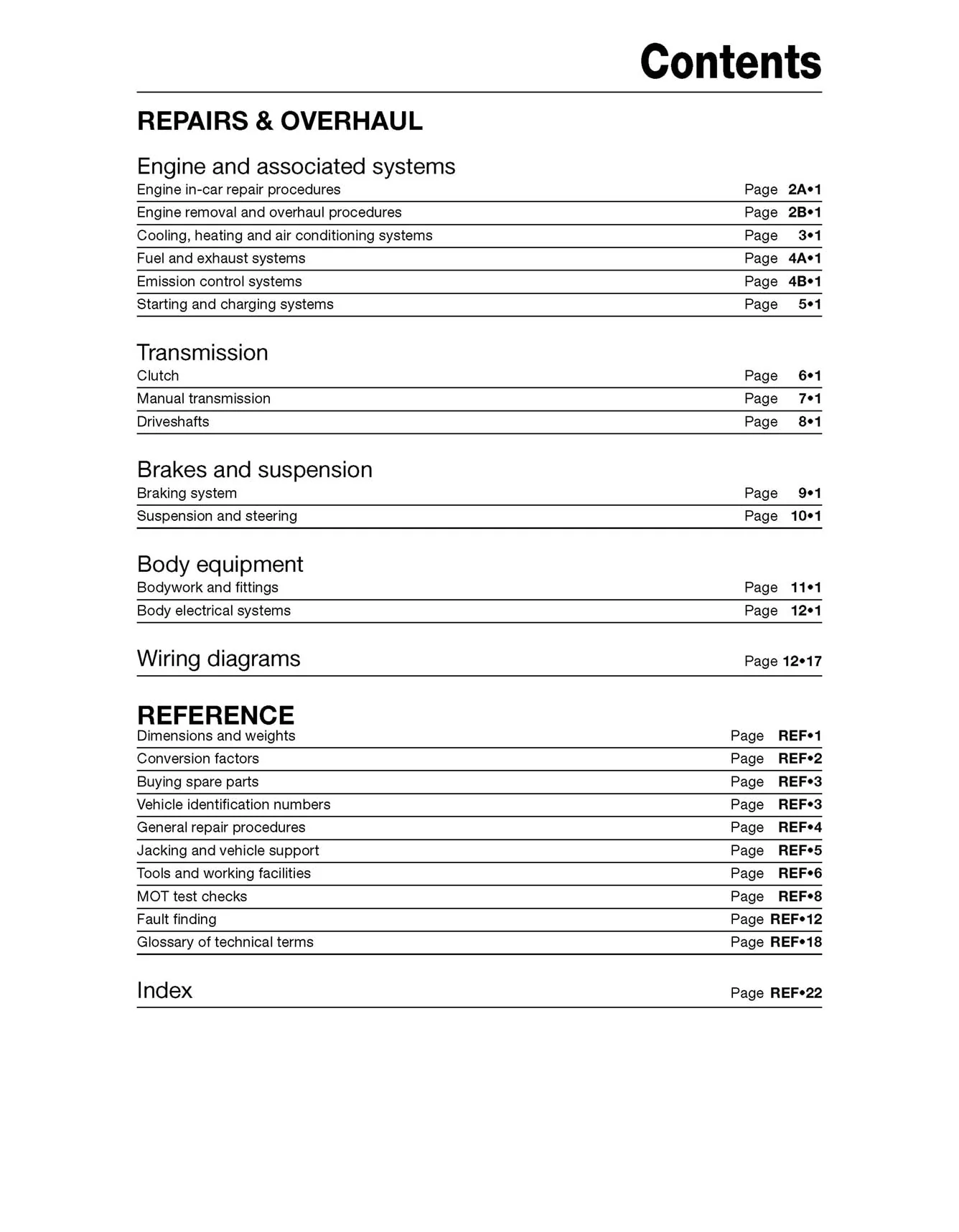Ford Transit Connect Diesel (2002-2011) Haynes Repair Manual - Image 5