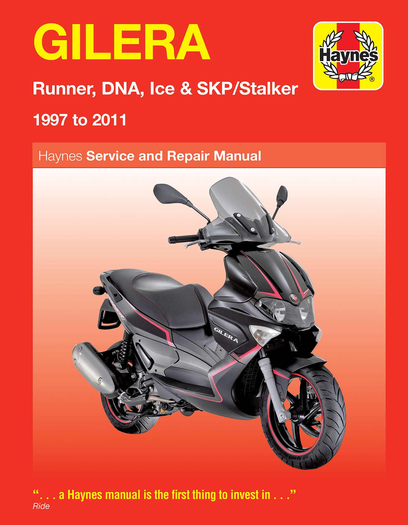 Gilera Runner, DNA, Ice & SKP/Stalker (1997-2011) Haynes Repair Manual