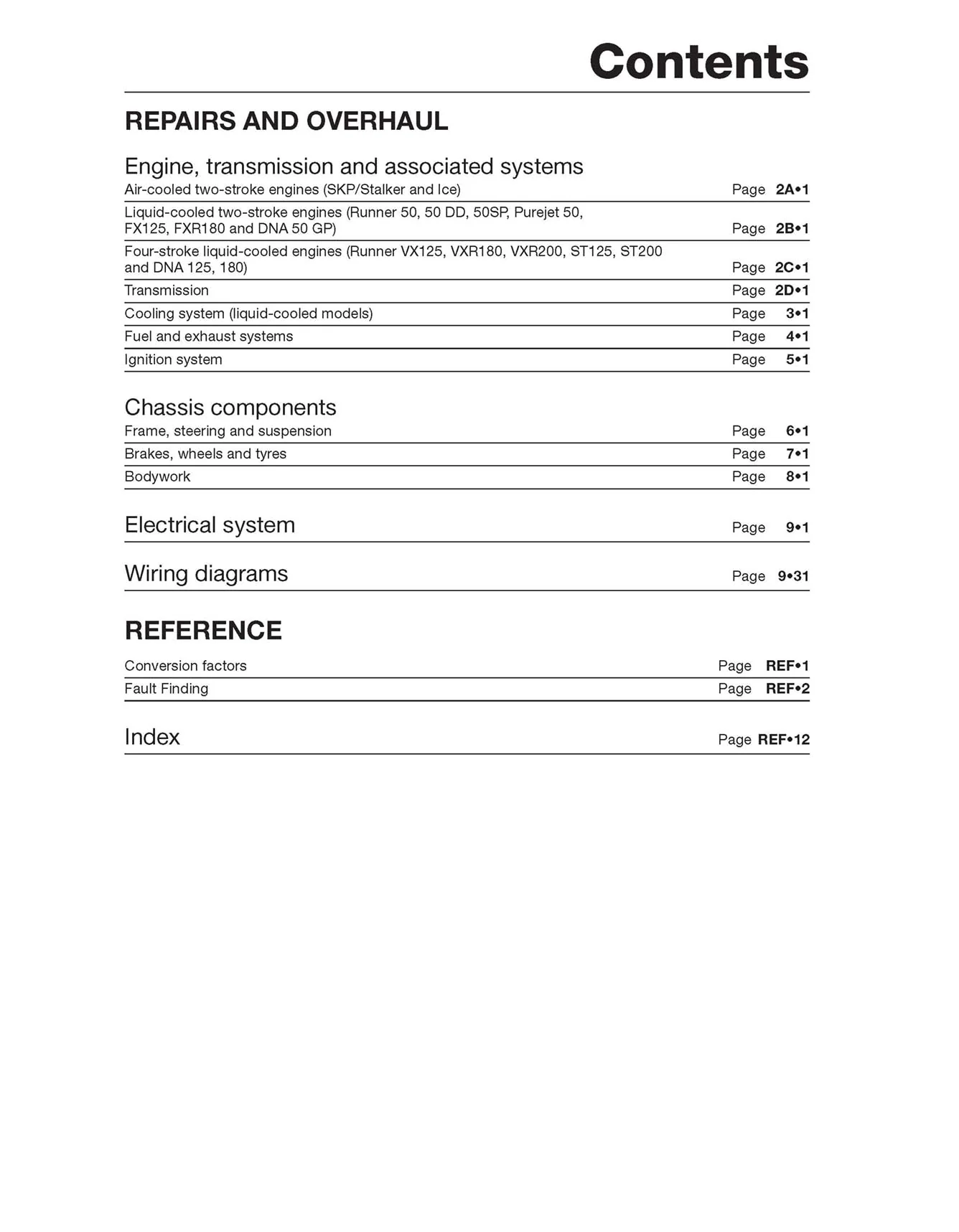 Gilera Runner, DNA, Ice & SKP/Stalker (1997-2011) Haynes Repair Manual - Image 4