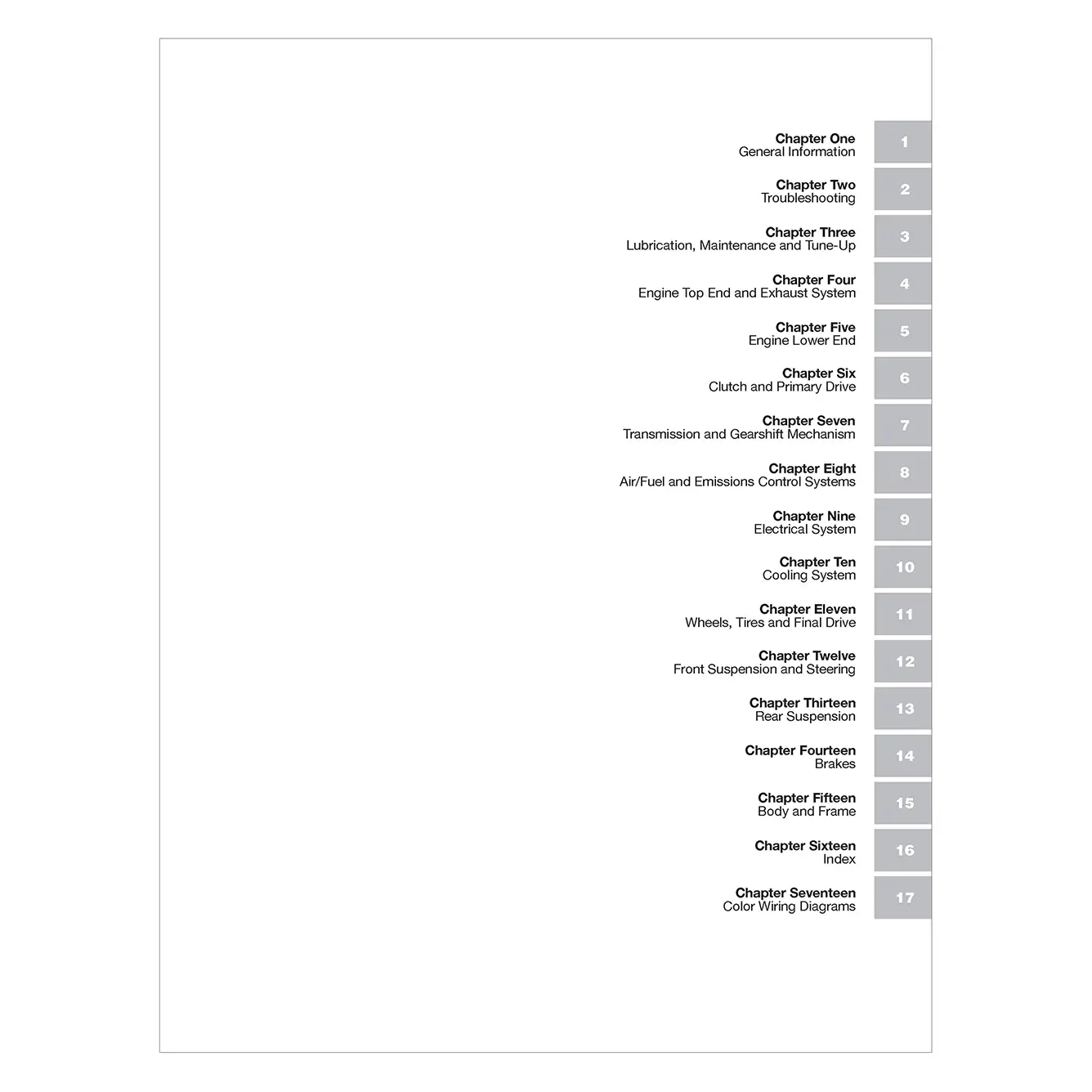 Harley-Davidson FLH/FLT Touring Series 2014-2016 Service Repair Manual - Image 3