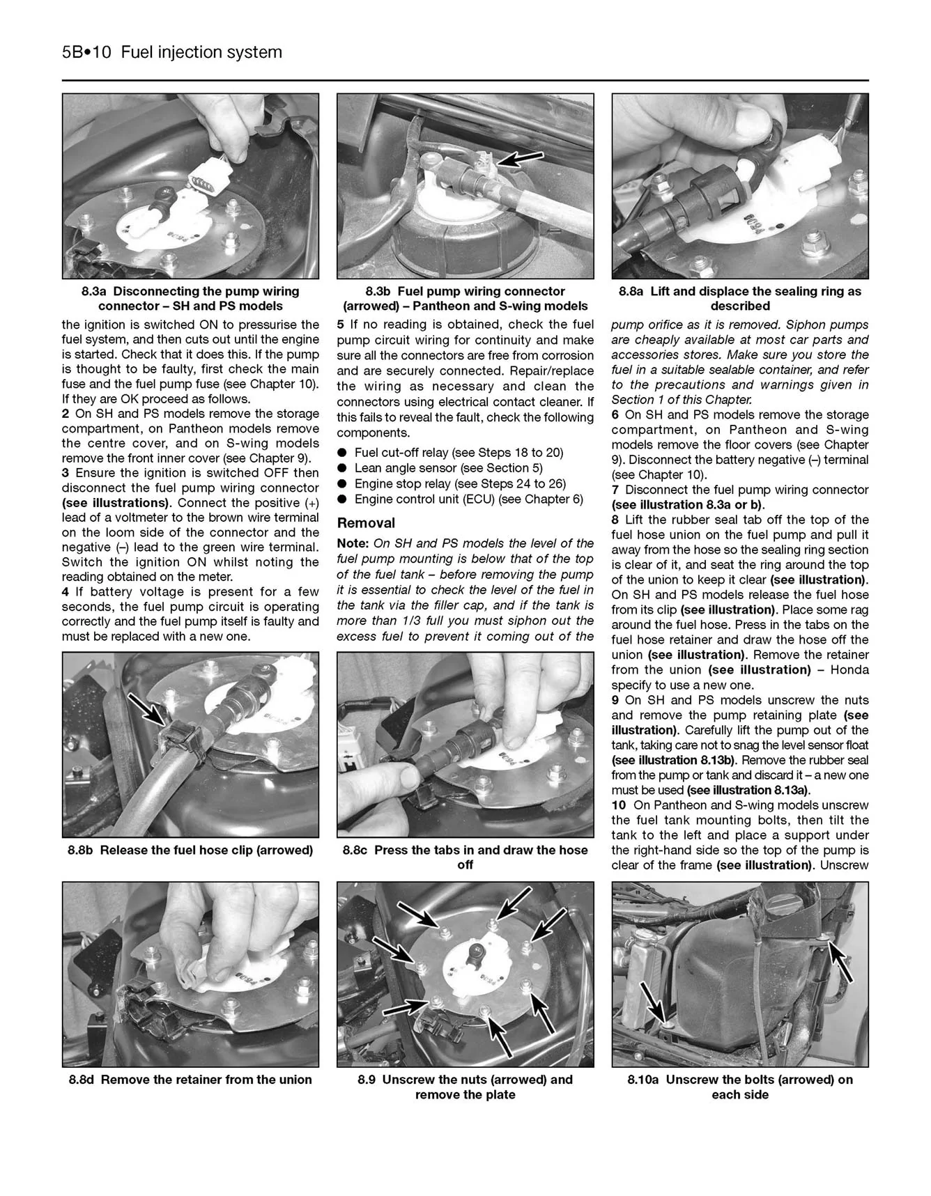 Honda 125 Scooters (SH, SES, NES, PES & FES 125) (2000-2009) Haynes Repair Manual - Image 5