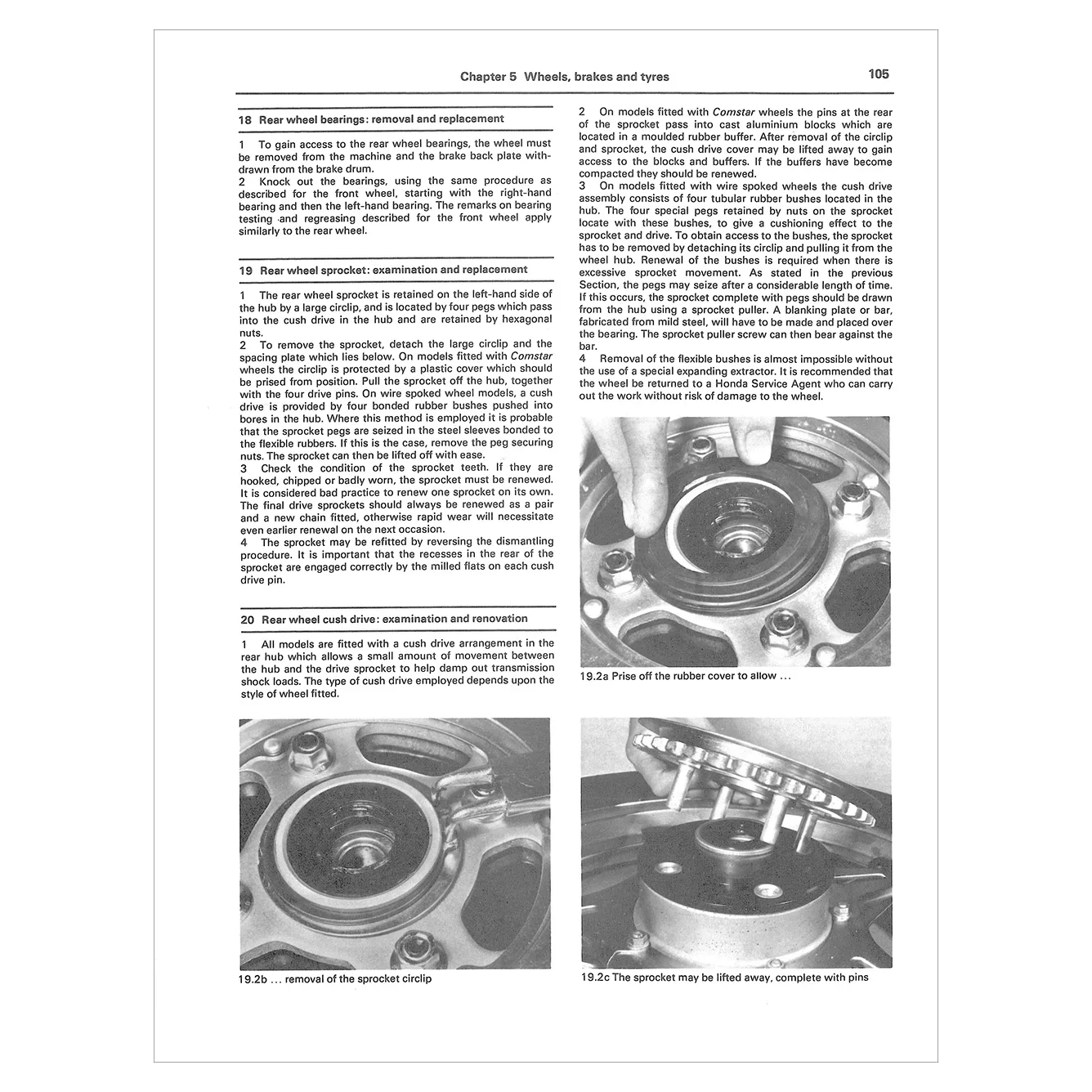 Honda CB250T, CB400T and CB400A Twins Haynes Repair Manual - Image 6