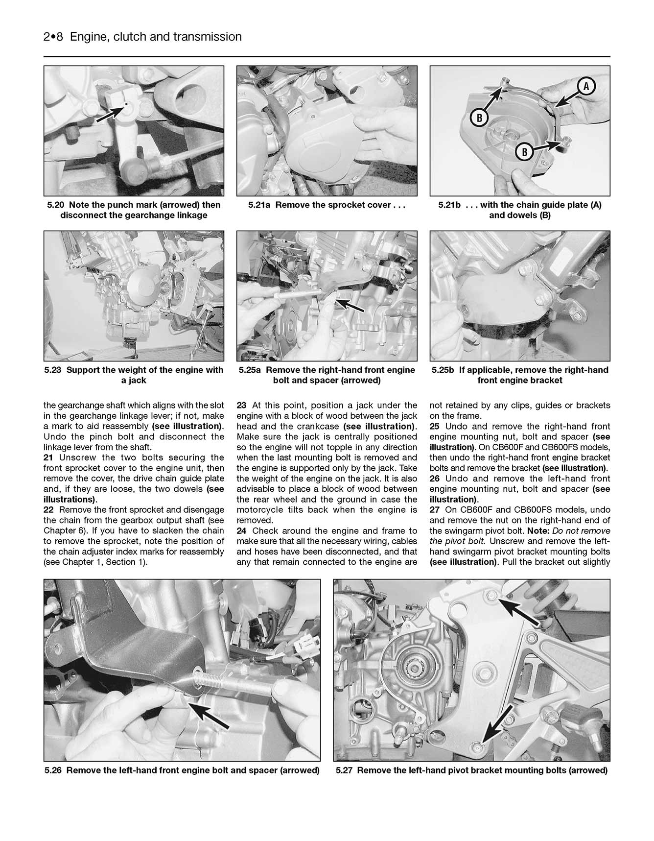 Honda CB600F Hornet & CBF600 (1998-2006) Haynes Repair Manual - Image 5