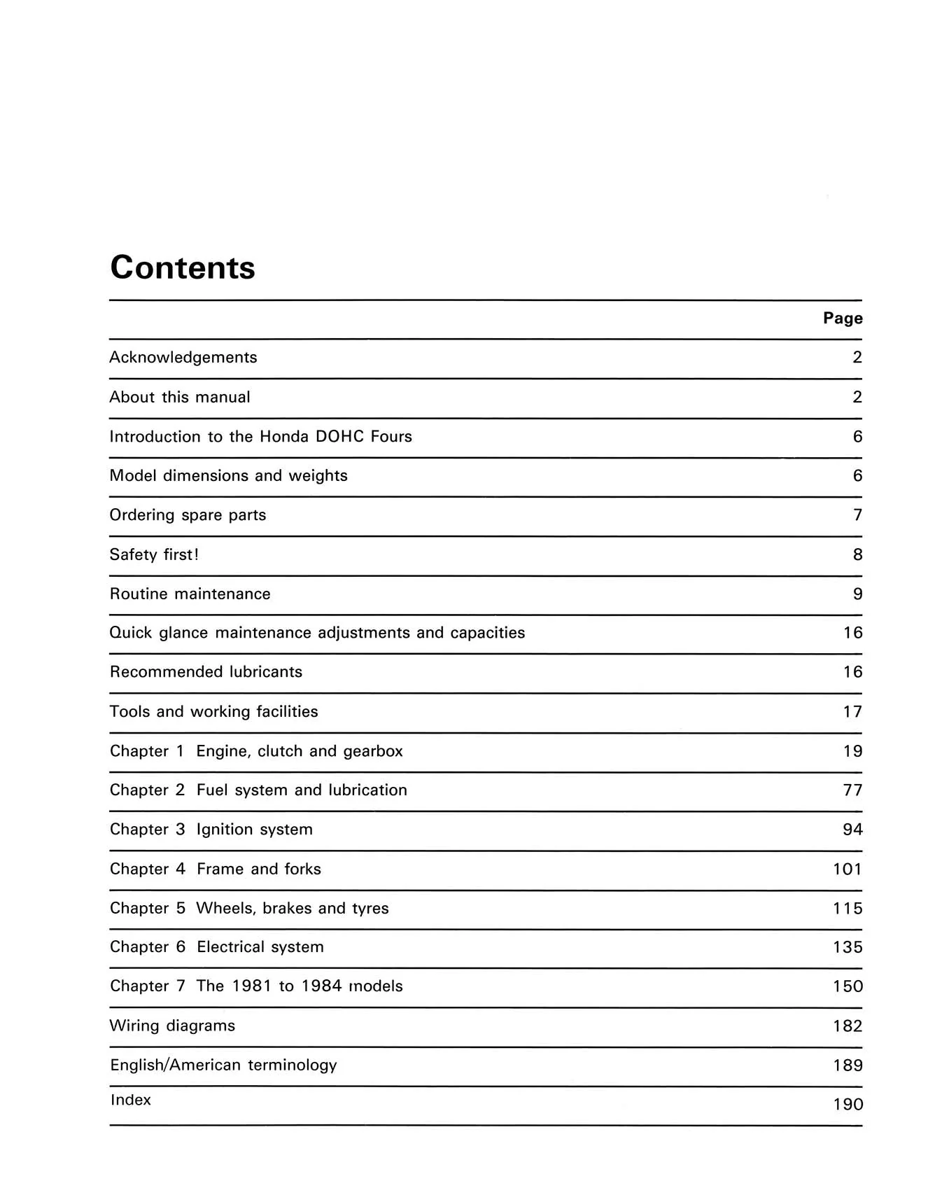 Honda CB750 & CB900 dohc Fours (1978-1984) Haynes Repair Manual - Image 3
