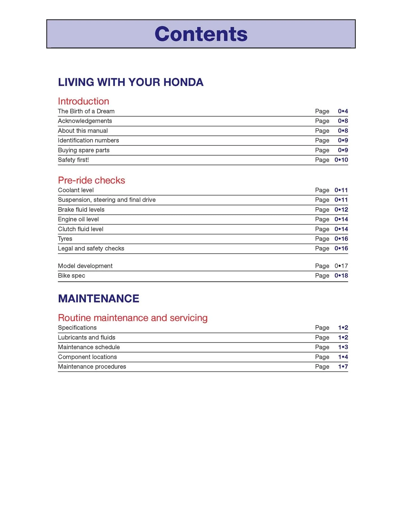 Honda CBF1000 (2006-2010), CBF1000F (2011-2017) & CB1000R (2008-2017) Haynes Repair Manual - Image 4