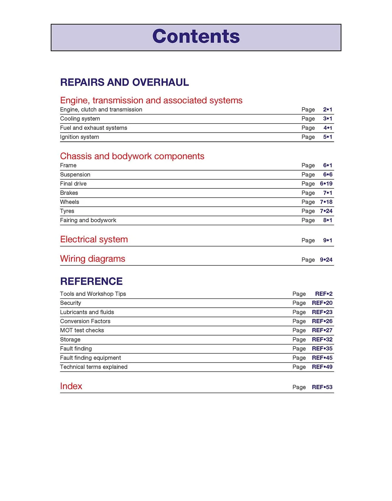 Honda CBR1100XX Super Blackbird (1997-2007) Haynes Repair Manual - Image 4