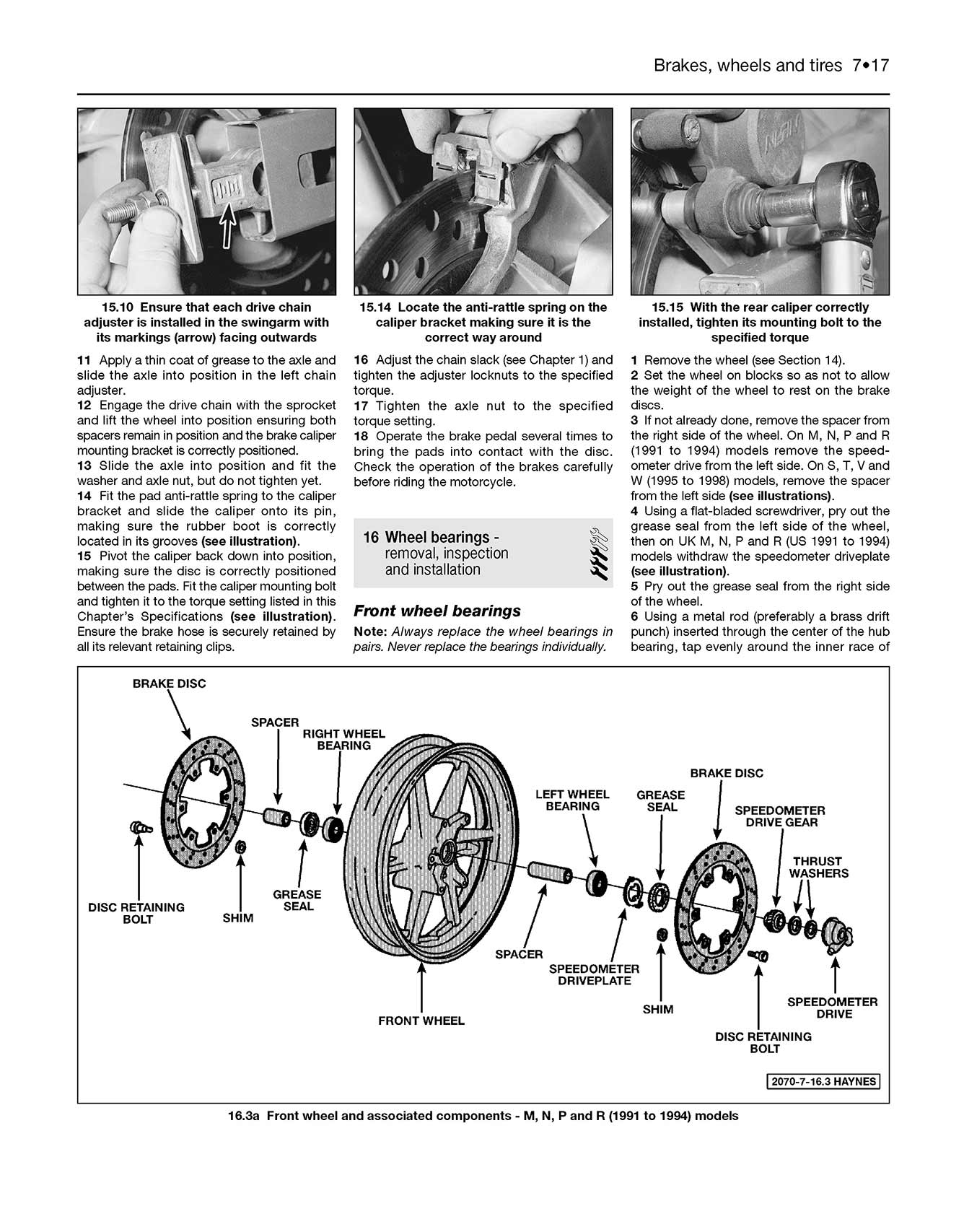 Honda CBR600F2 & F3 Fours (1991-1998) Haynes Repair Manual - Image 6