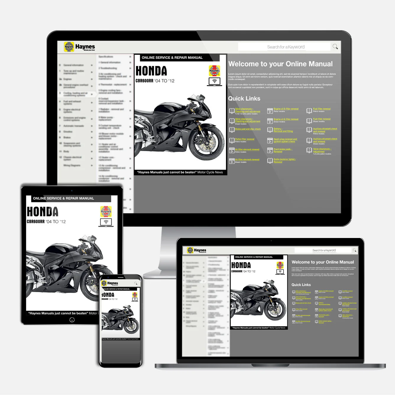 Honda CBR600RR (2007-2012) Haynes Repair Manual - Image 9