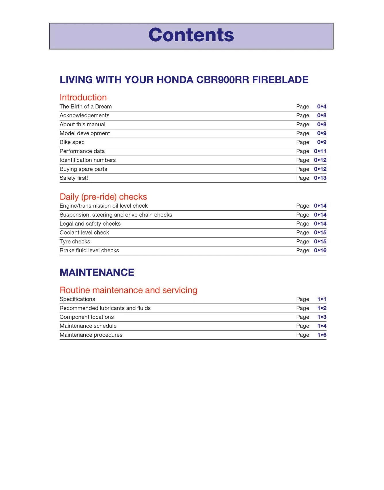 Honda CBR900RR FireBlade (2000-2003) Haynes Repair Manual - Image 3