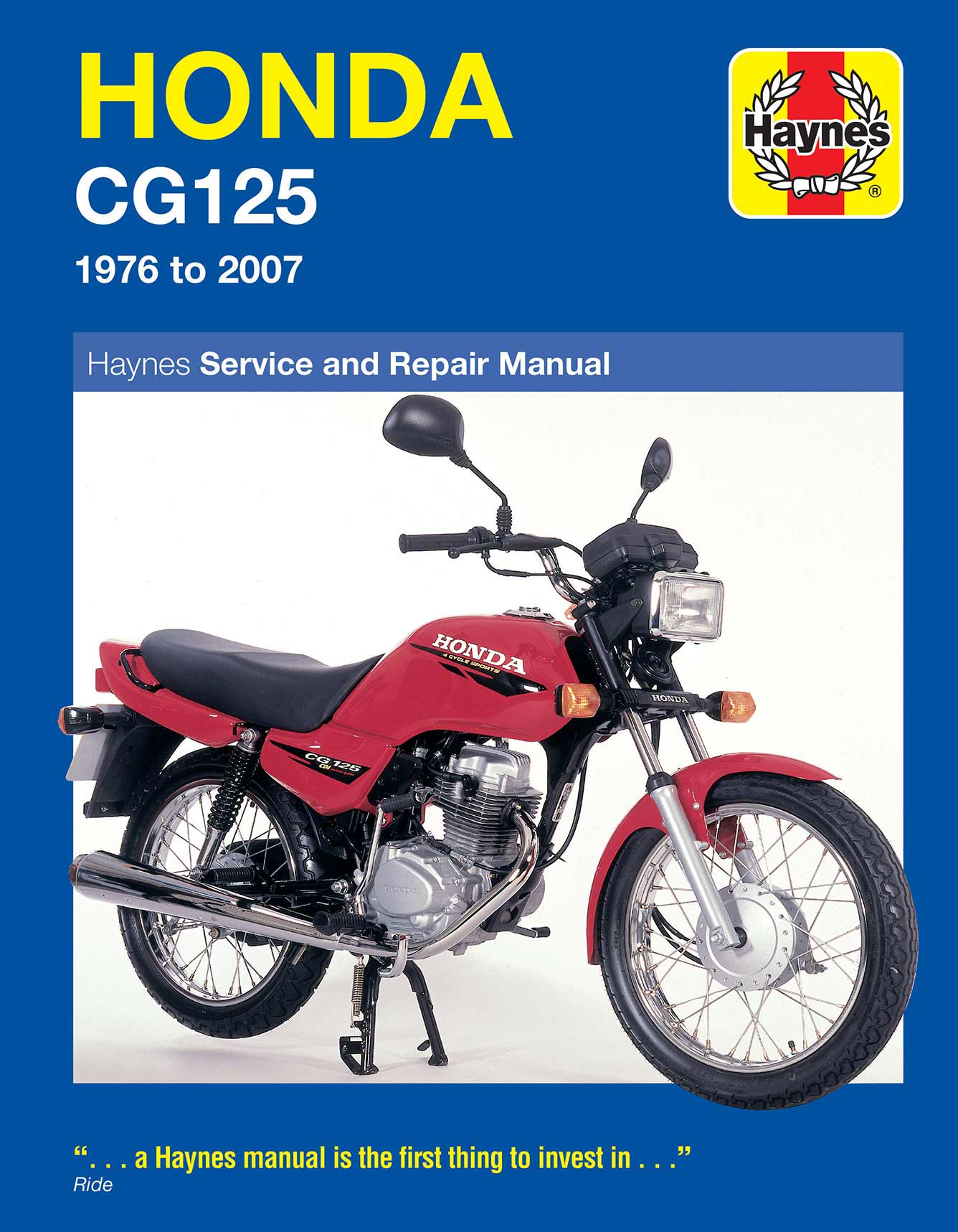 Honda CG125 (1976-2007) Haynes Repair Manual