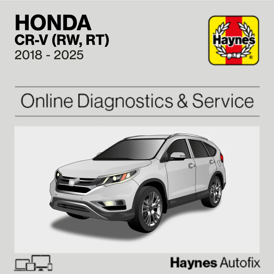Honda CR-V (RW, RT) 2018 to 2025 Haynes Online Diagnostics & Service Guide