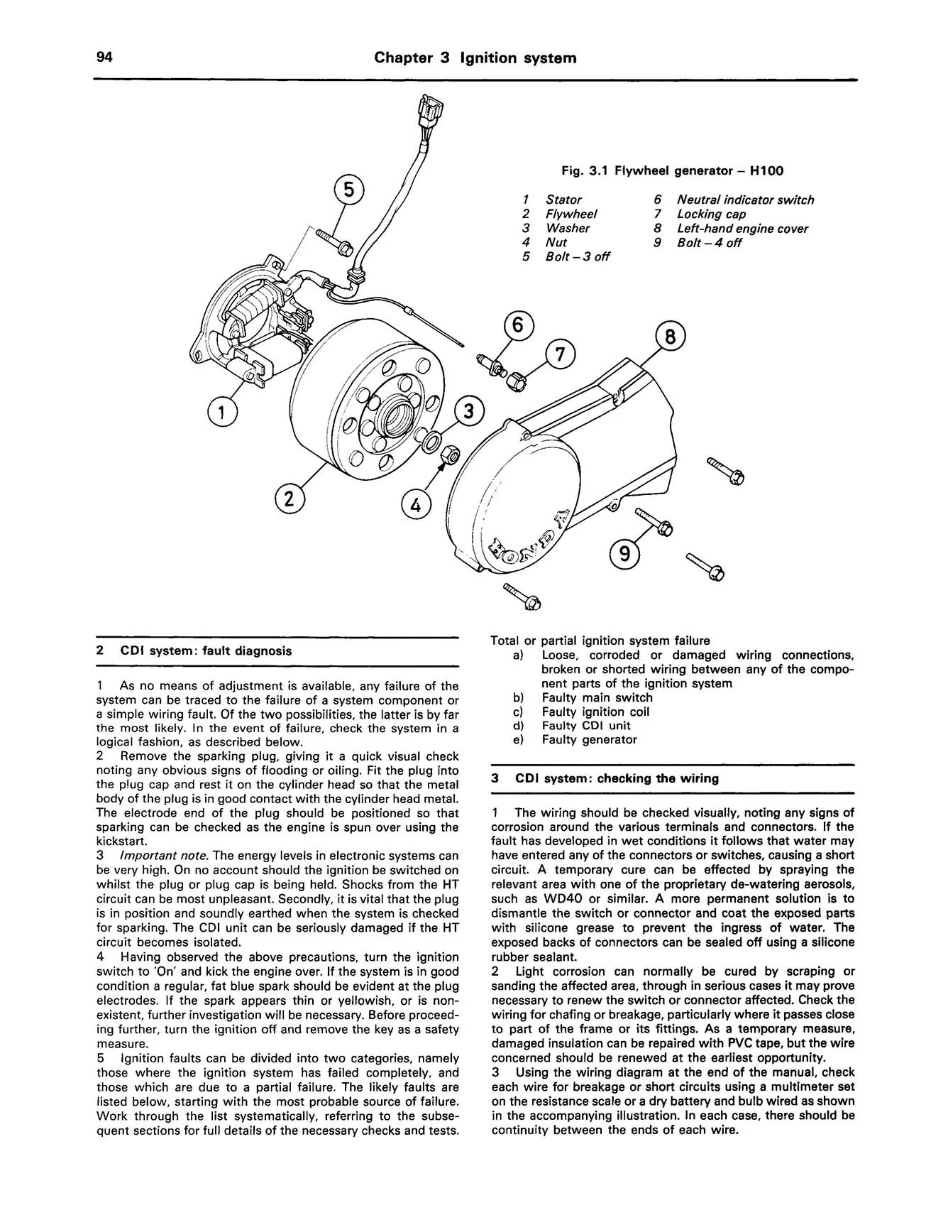 Honda H100 & H100S Singles (1980-1992) Haynes Repair Manual - Image 5
