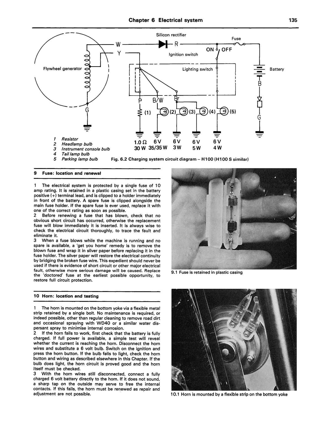 Honda H100 & H100S Singles (1980-1992) Haynes Repair Manual - Image 6