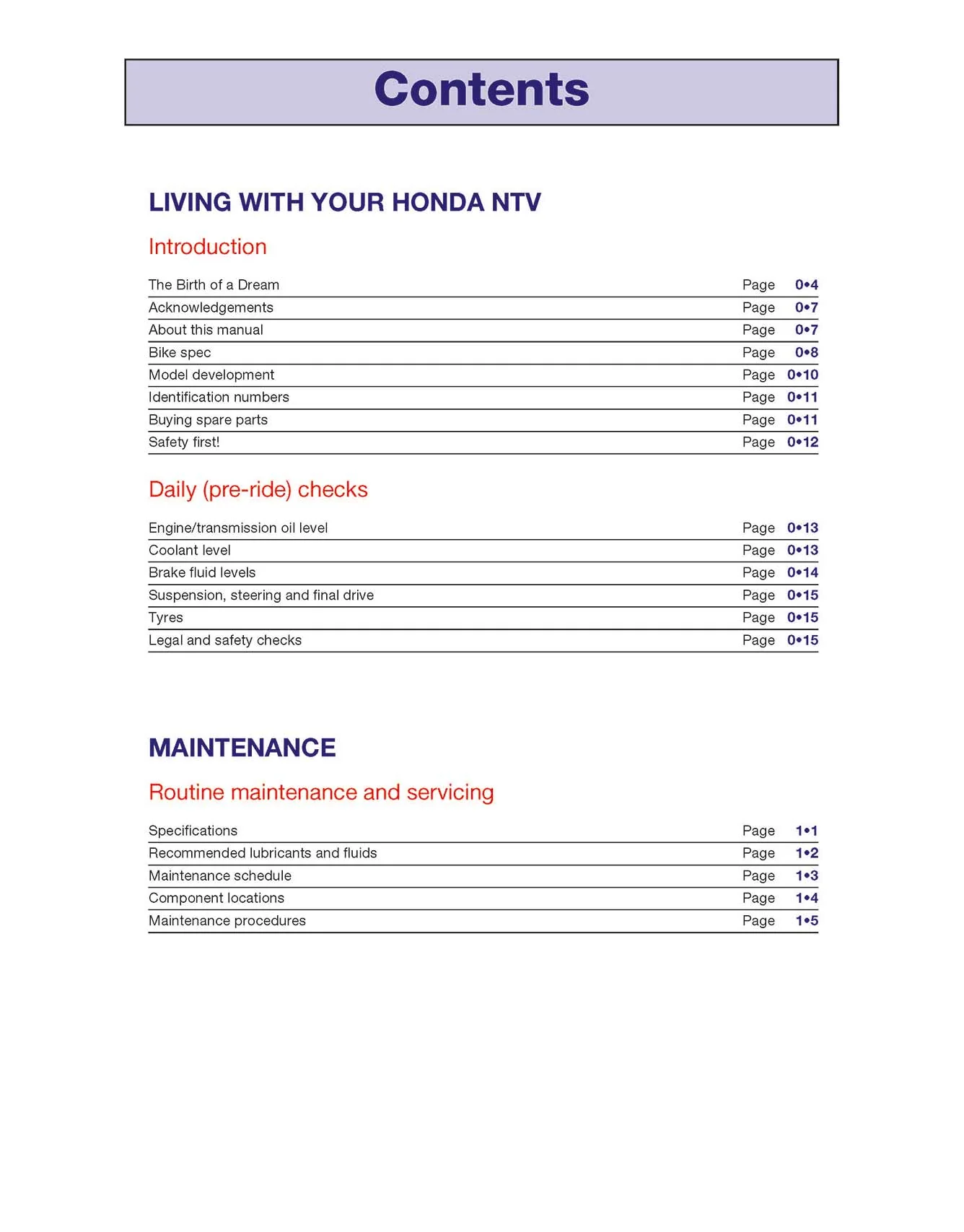Honda NTV600 Revere, NTV650 & NT650V Deauville (1988-2005) Haynes Repair Manual - Image 3