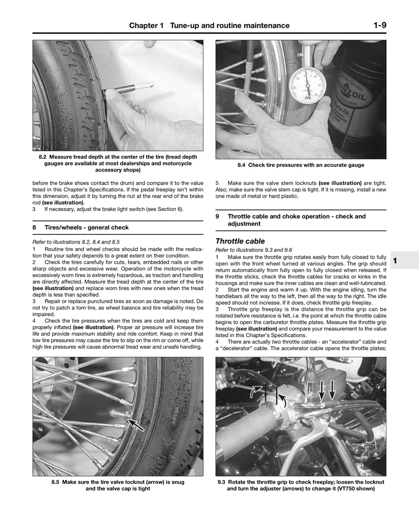 Honda Shadow VT600 & 750 (1988-2019) Haynes Repair Manual - Image 3