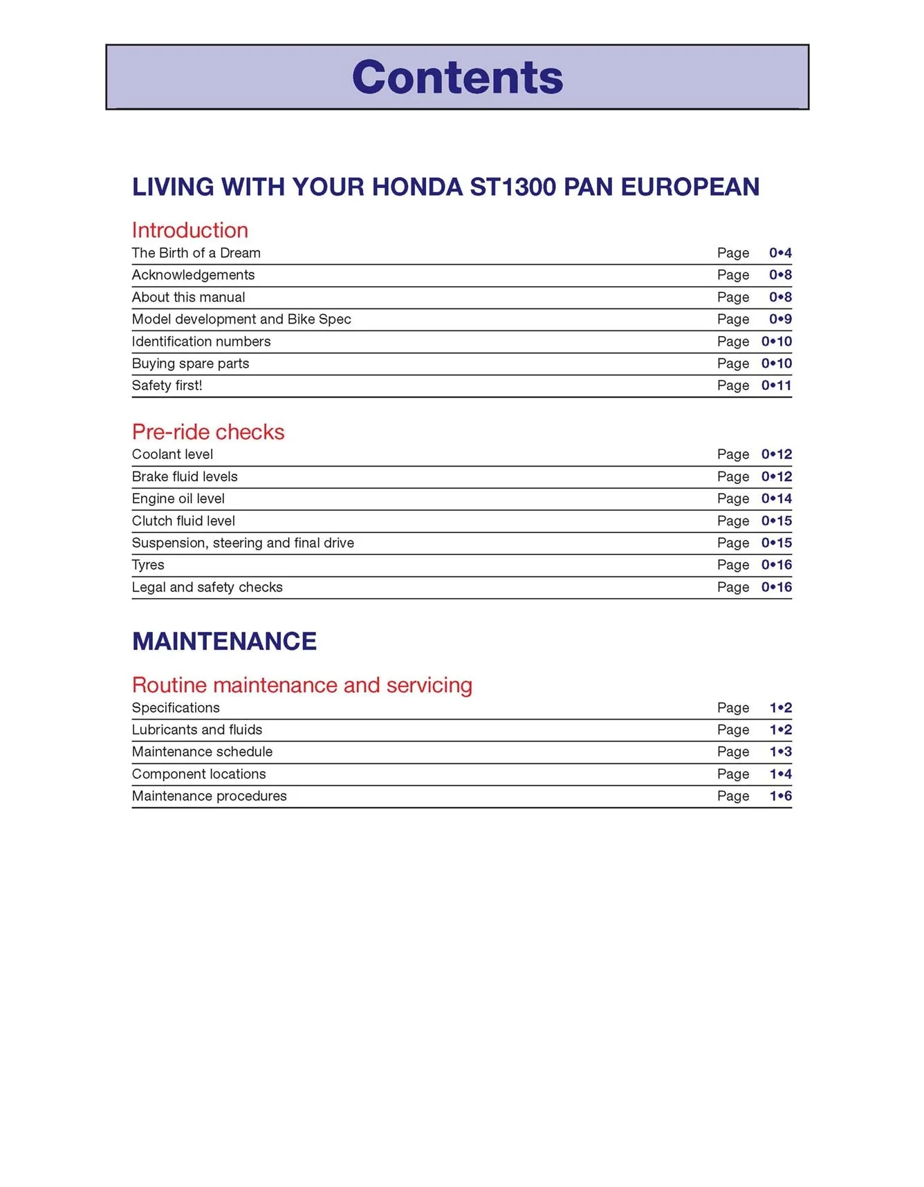 Honda ST1300 Pan European (2002-2011) Haynes Repair Manual - Image 4