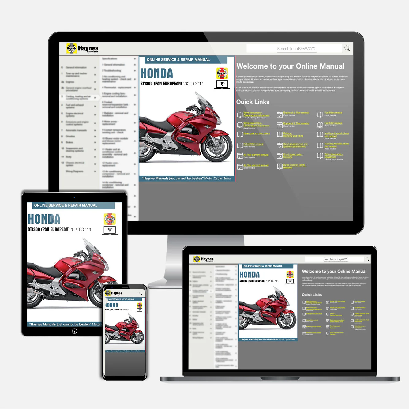 Honda ST1300 Pan European (2002-2011) Haynes Repair Manual - Image 9