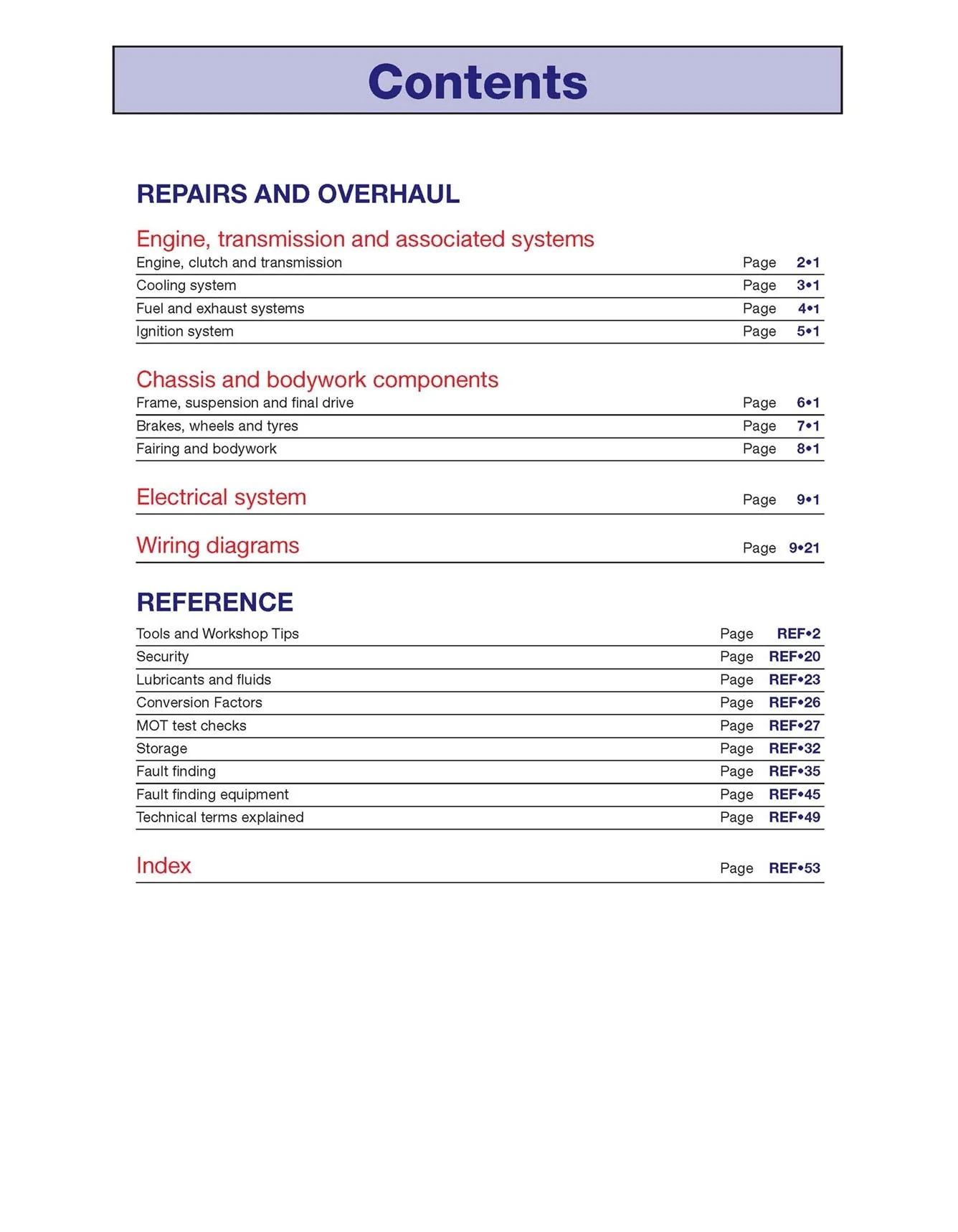 Honda VFR V-Tec V-Fours (2002-2009) Haynes Repair Manual - Image 4