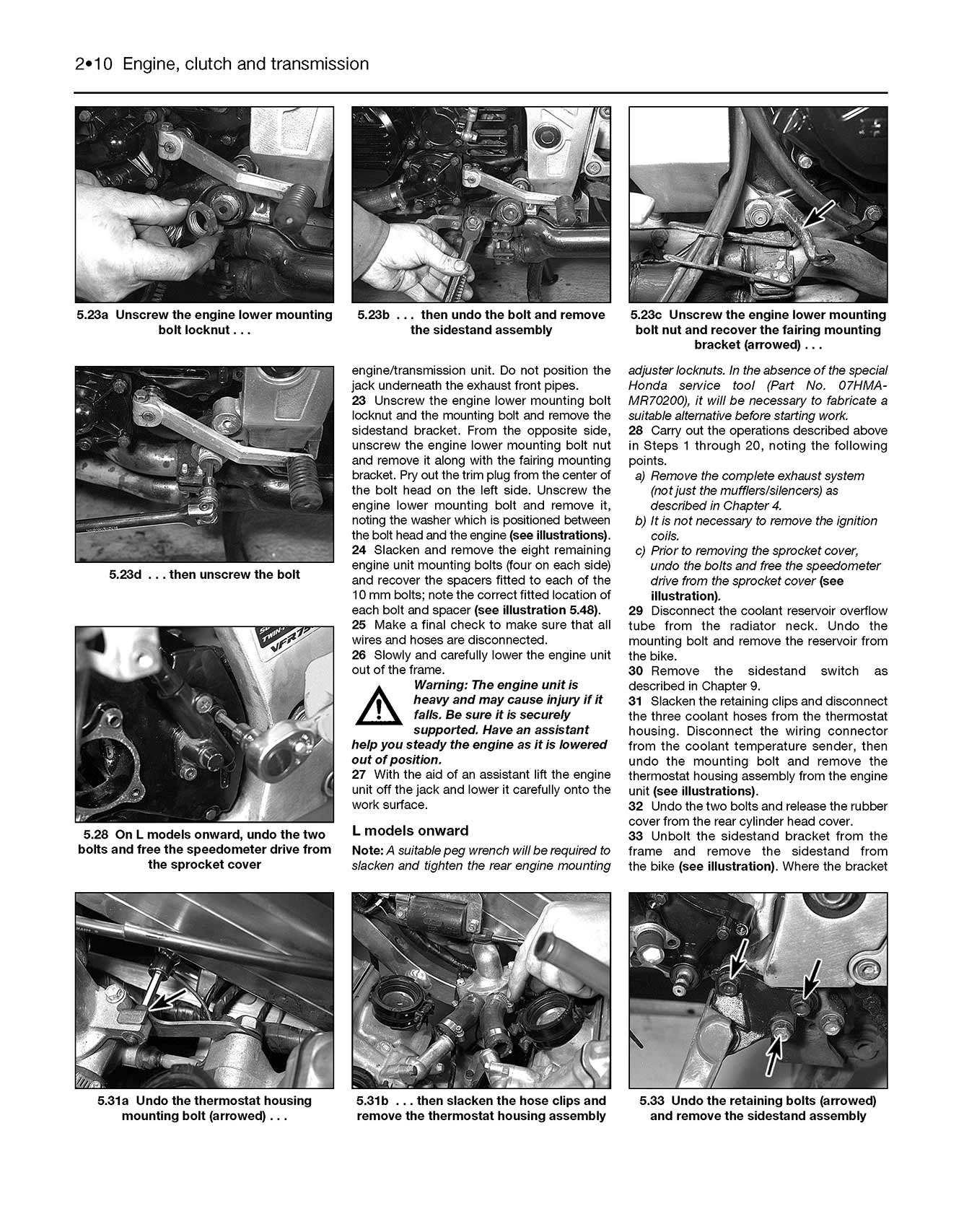 Honda VFR750 & 700 V-Fours (1986-1997) Haynes Repair Manual - Image 5