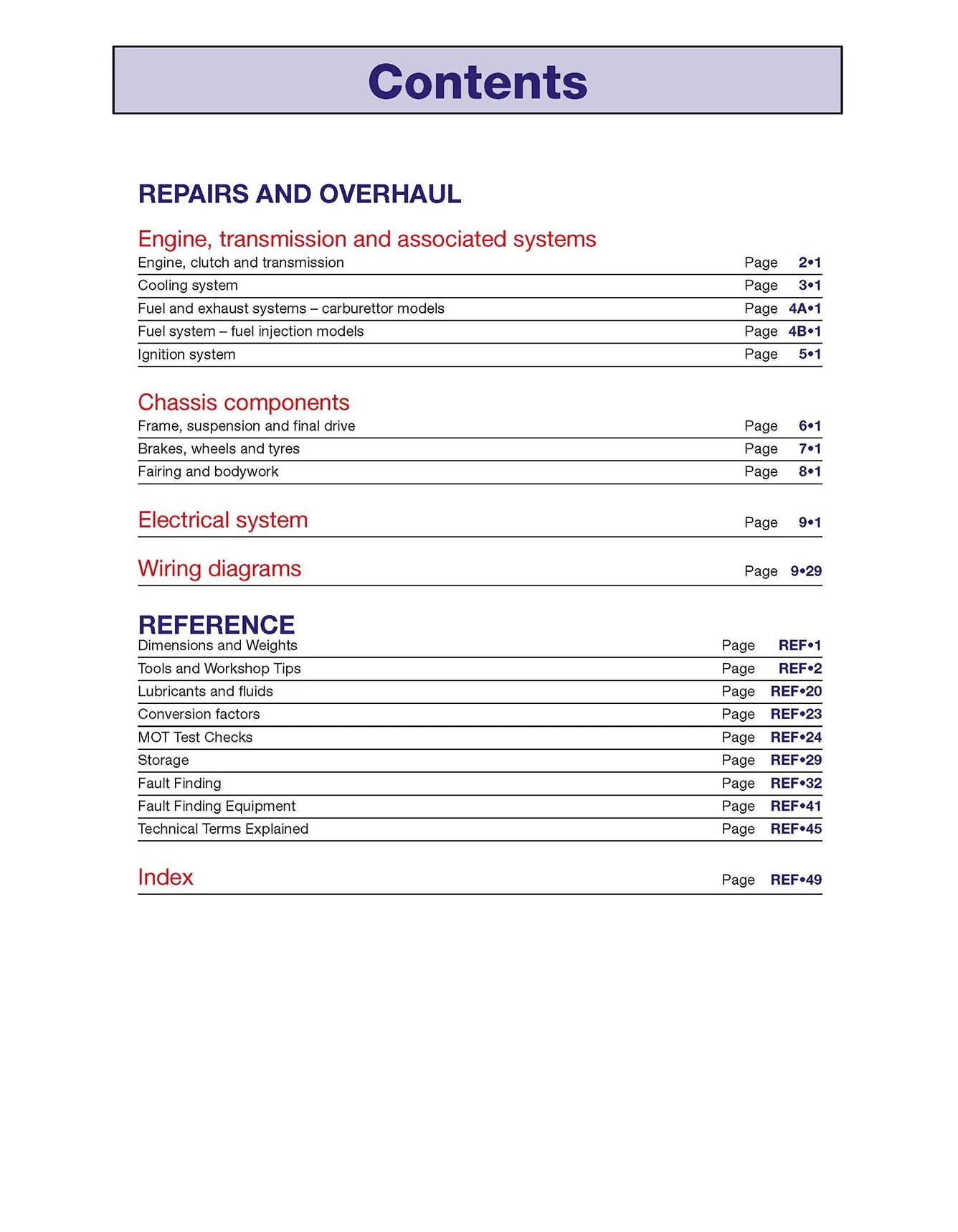 Honda VTR1000F (FireStorm, Super Hawk) (1997-2007) & XL1000V (Varadero) (1999-2008) Haynes Repair Manual - Image 4